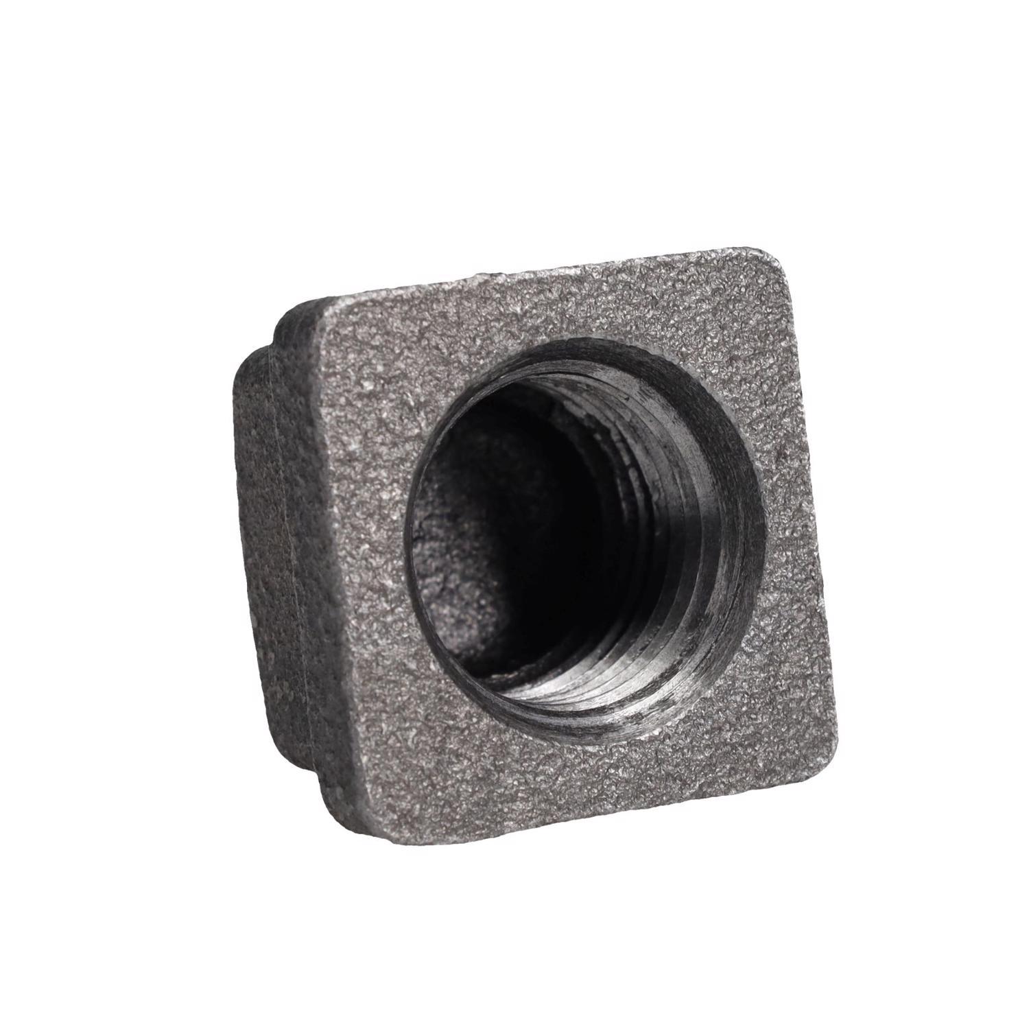 STZ Industries 1/2 in. FIP each Black Iron Cap