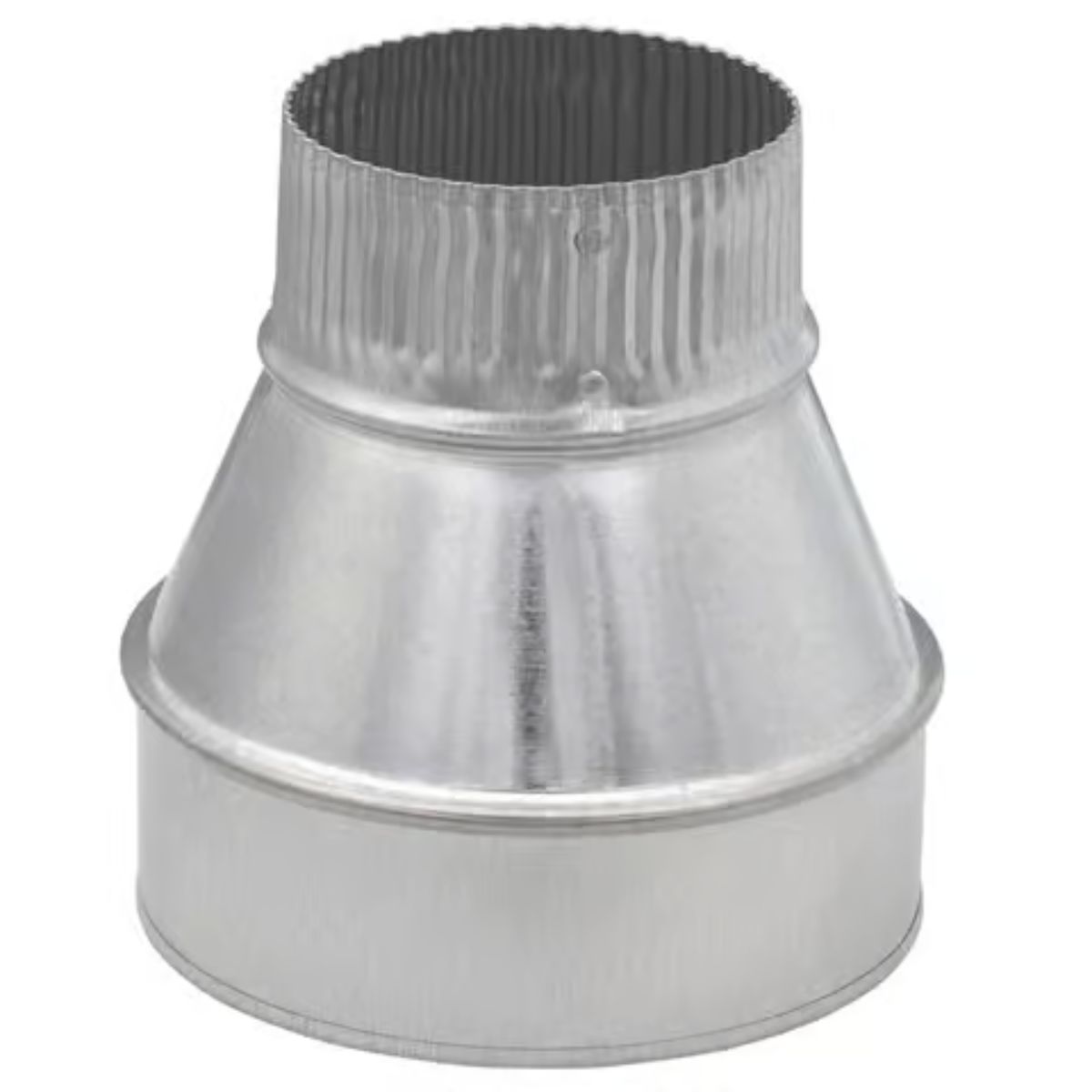 Imperial 6 in. D x 4 in. D Galvanized Steel Furnace Pipe Reducer