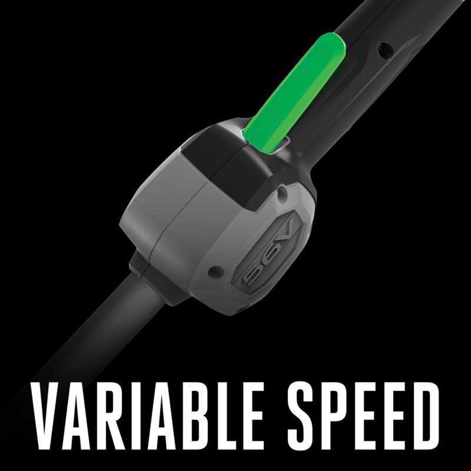 EGO Power+ ST1502SA 15 in. 56 V Battery String Trimmer Kit (Battery & Charger) SPLIT SHAFT W/ RAPID RELOAD & 2.5 AH BATTERY