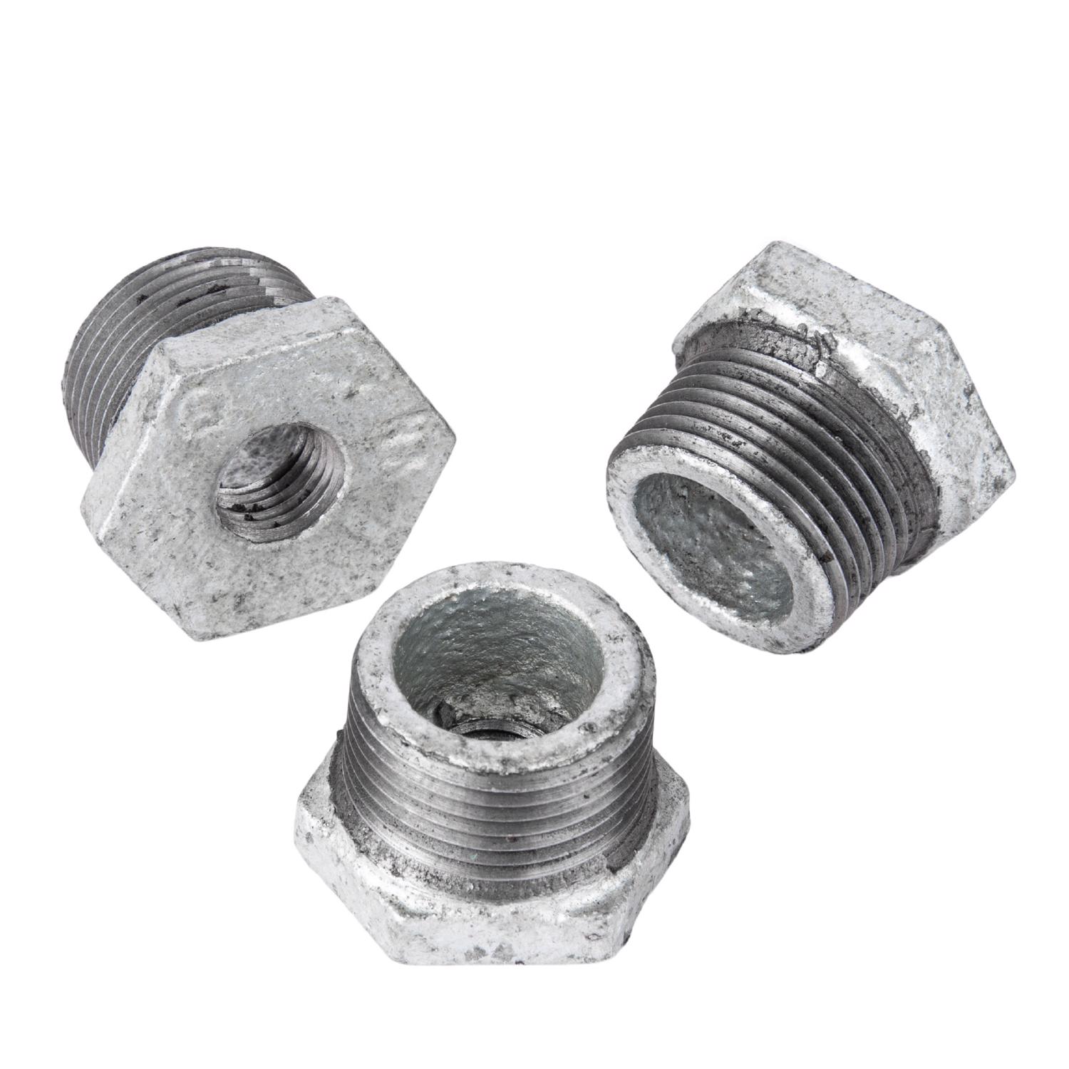 STZ Industries 3/4 in. MIP each X 1/4 in. D FIP Galvanized Malleable Iron Hex Bushing