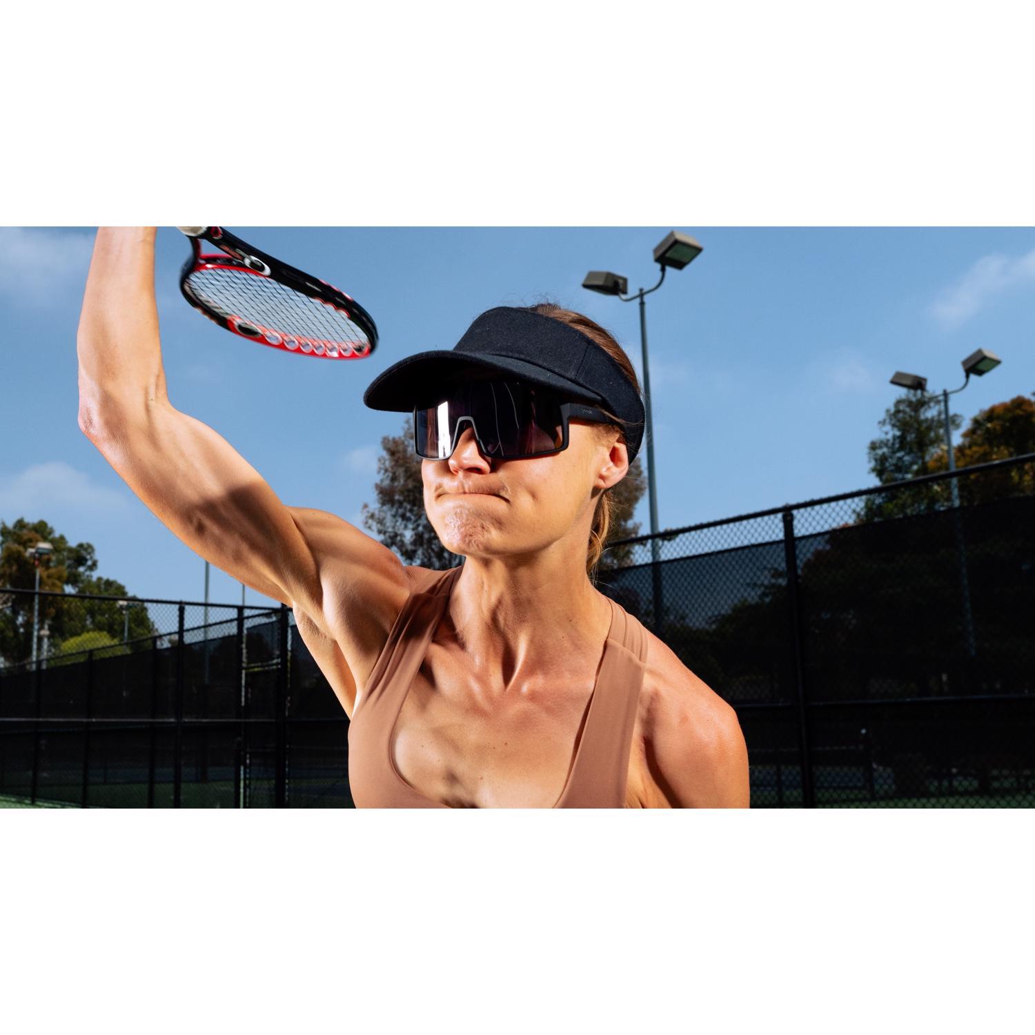 goodr Astro G - My Sweat Has An Octane Rating Sunglasses Unisex Black Frame Black Lens Polarized