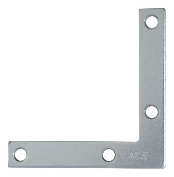Ace Flat Corner Brace 3 in. x 1/2 in. Zinc