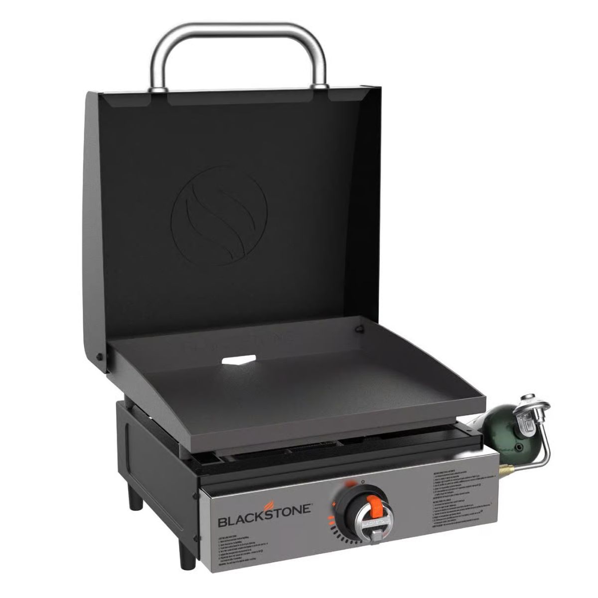 Blackstone 1 Burner Liquid Propane Tabletop Outdoor Griddle Black/Silver