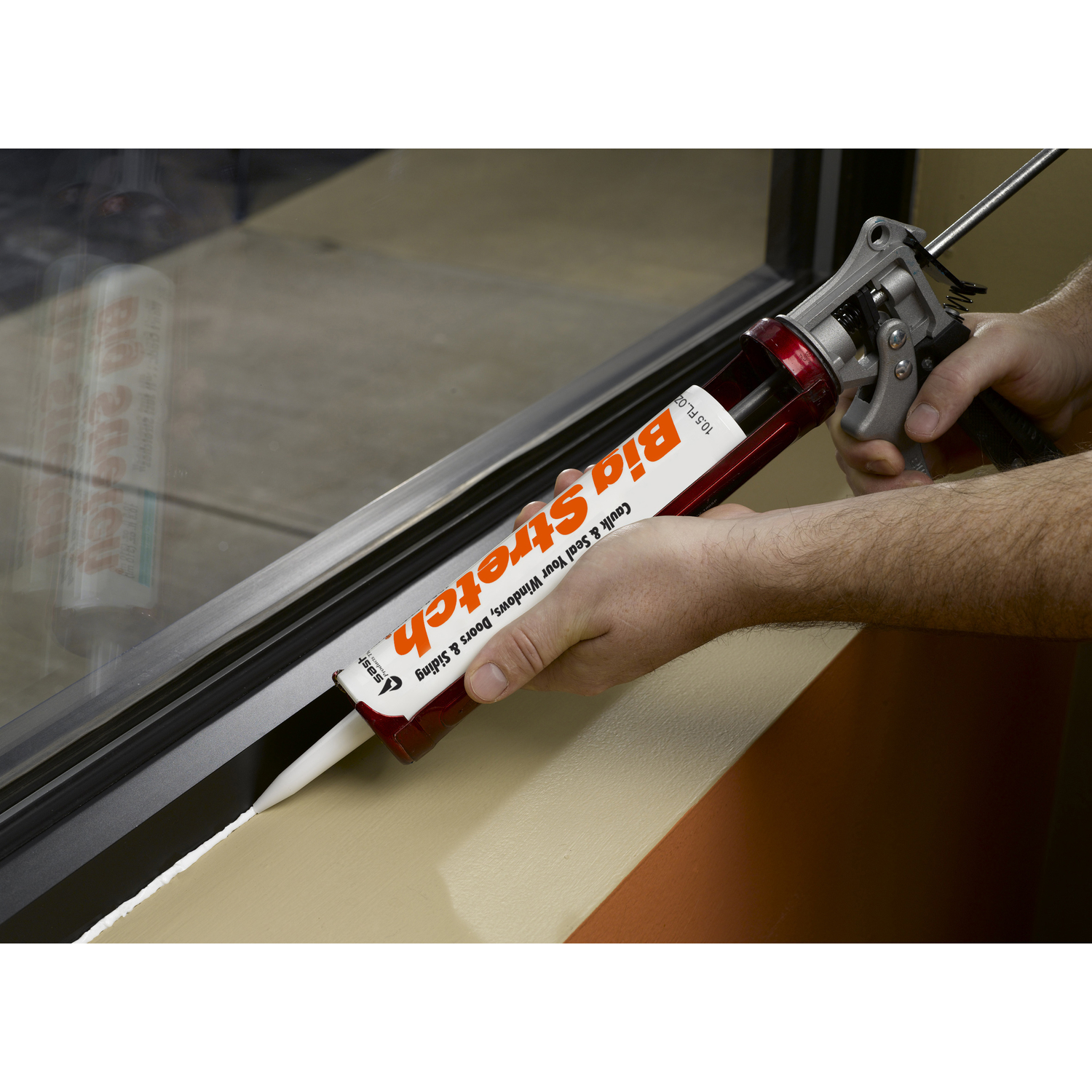 Sashco Big Stretch Clear Elastomeric Acrylic Latex Door/Siding/ Window