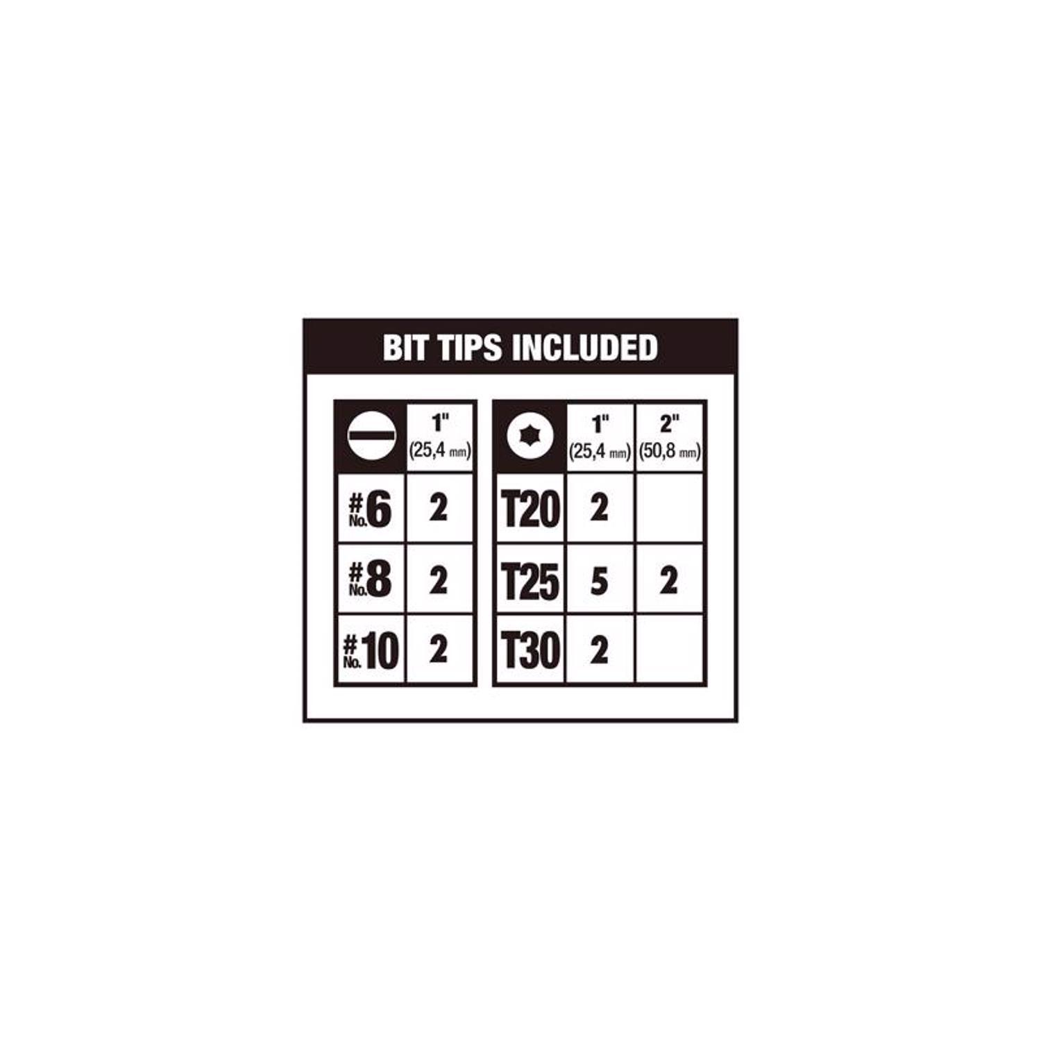 DEWALT Max Fit Assorted Screwdriver Bit Set S2 Tool Steel 50 pc