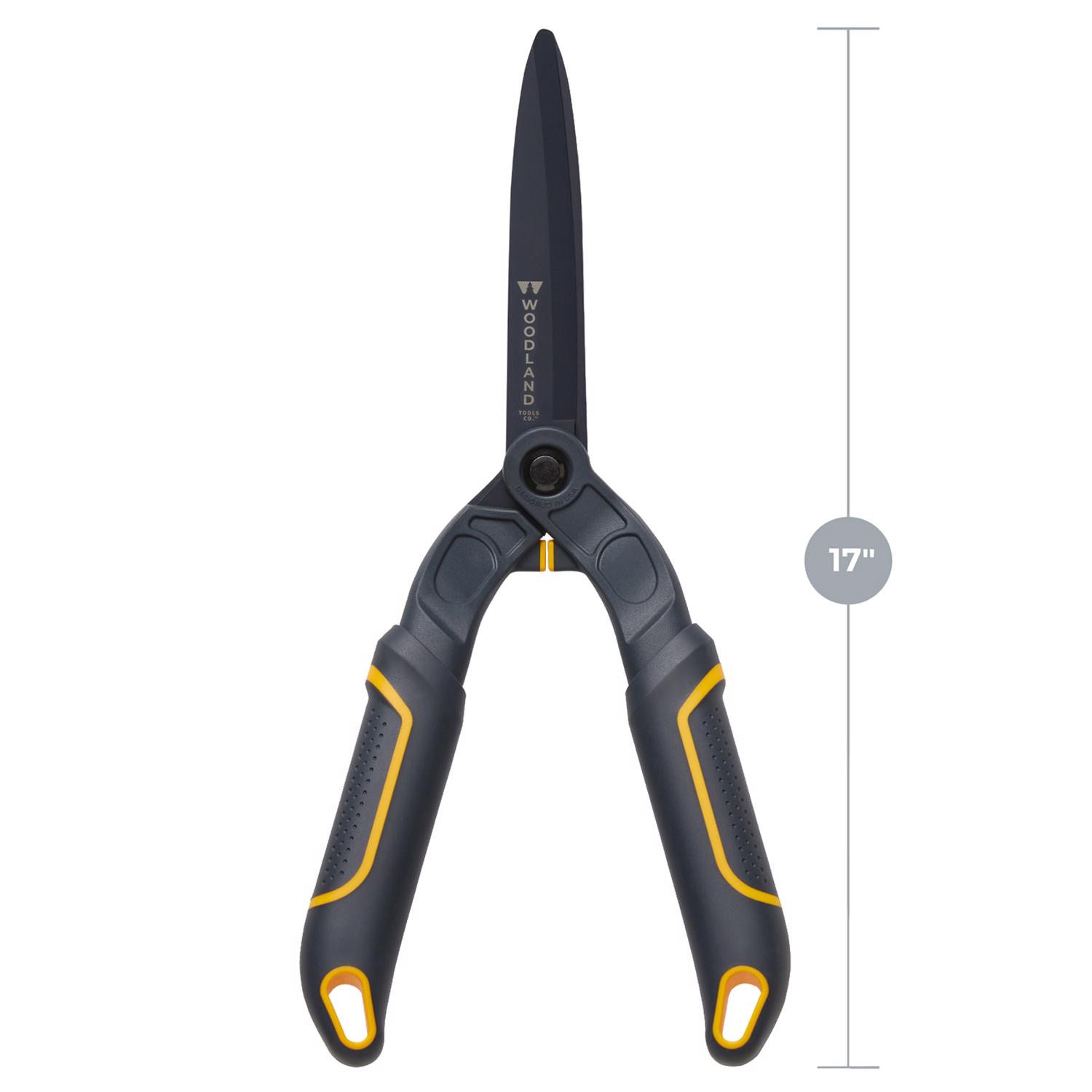 Woodland Tools DuraLight 7.25 in. High Carbon Steel Hedge Shears