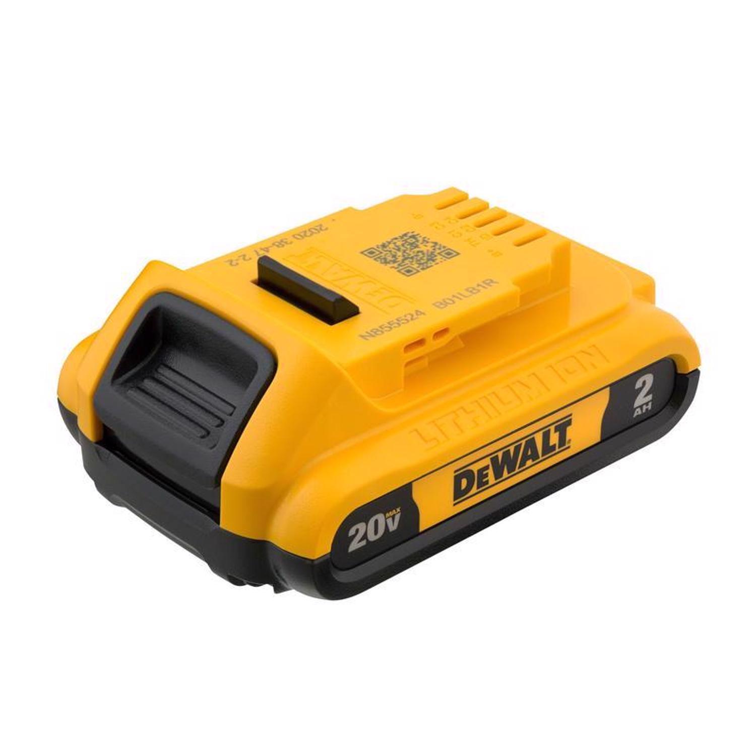 DeWalt 20V MAX XR DCB203 2 Ah Lithium-Ion Compact Battery 1 pc