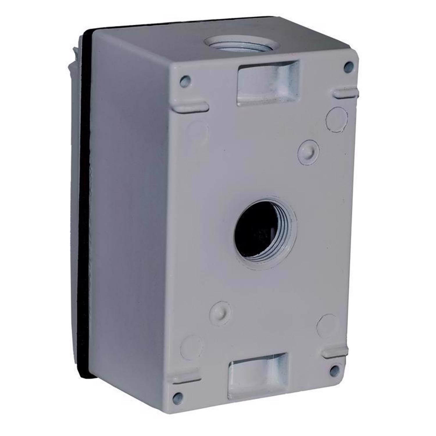 Sigma Engineered Solutions Rectangle Metal 1 gang 4.58 in. H X 2.83 in