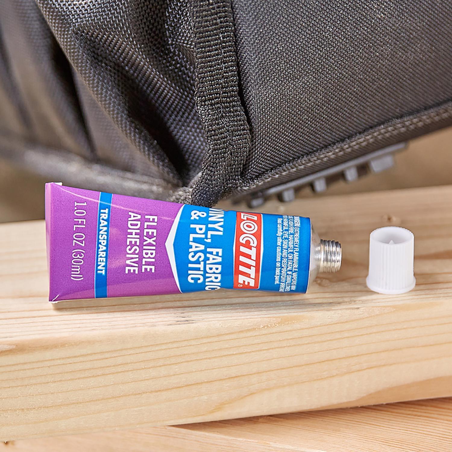 Loctite Vinyl, Fabric & Plastic High Strength Polyurethane Clear Flexible Adhesive 1 oz