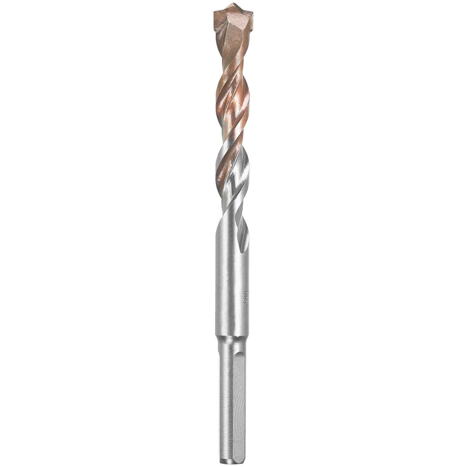 DEWALT 1/2 in. X 6 in. L Carbide Tipped Percussion Drill Bit 3-Flat Shank 1 pc