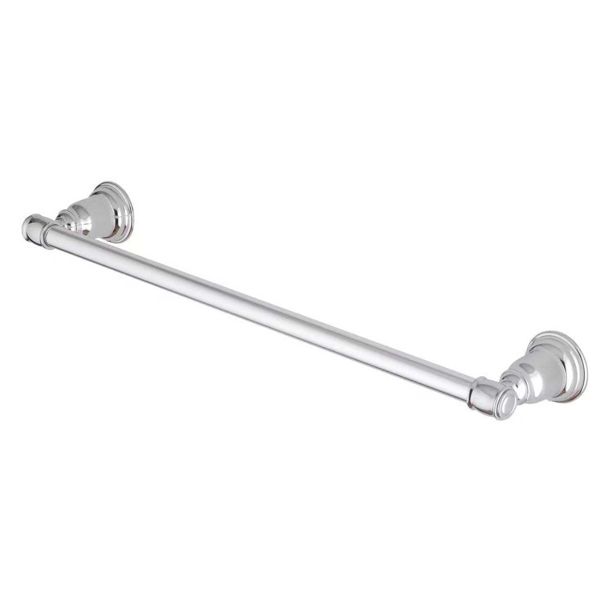 OakBrook Collection Chrome Towel Bar 18 in. L Die Cast Zinc