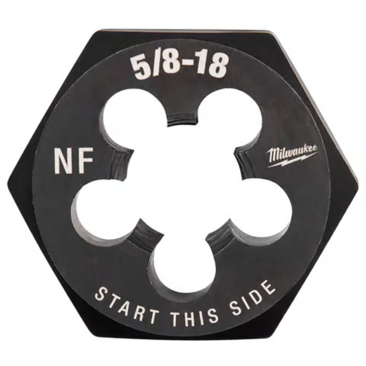 Milwaukee SAE 5/8-18 NF 1-7/16 in. Hex Threading Die