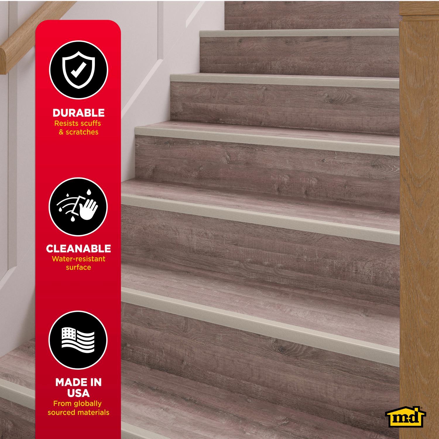 M-D Building Products CINCH 1.125 in. H X 1.125 in. W X 36 in. L Prefinished Satin Nickel Aluminum S
