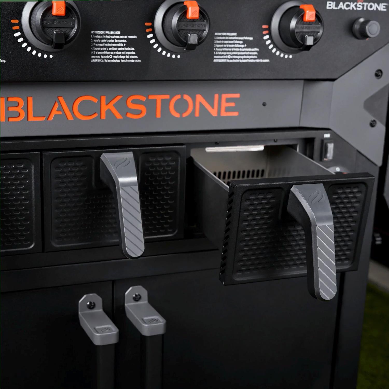 Blackstone 4 Burner Liquid Propane Outdoor Griddle with Hood Black