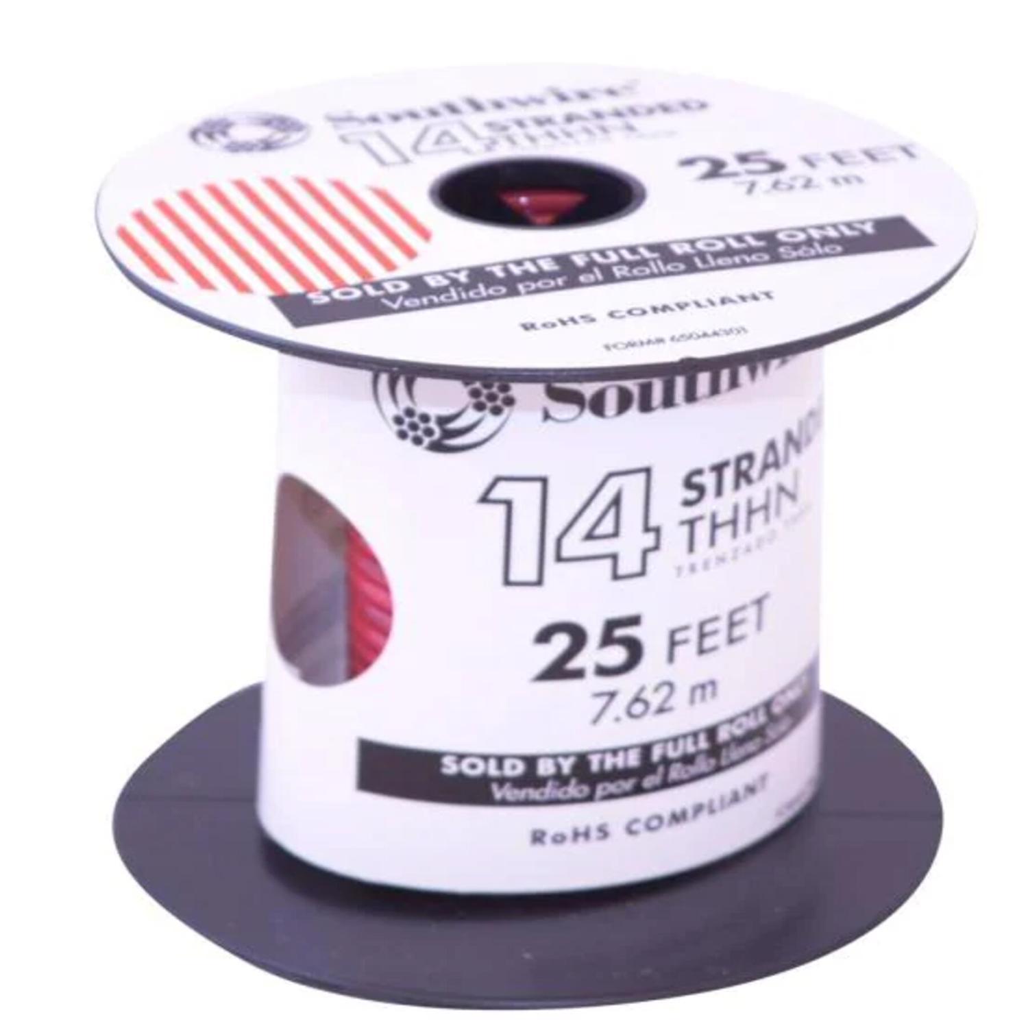 Southwire 25 ft. 14 Stranded THHN Building Wire