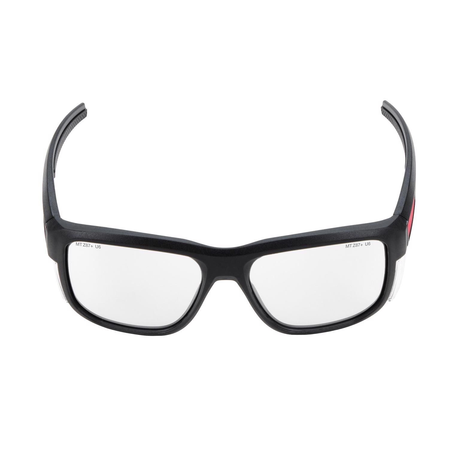 Milwaukee Full Frame Safety Glasses Clear Lens Black Frame 1 pair