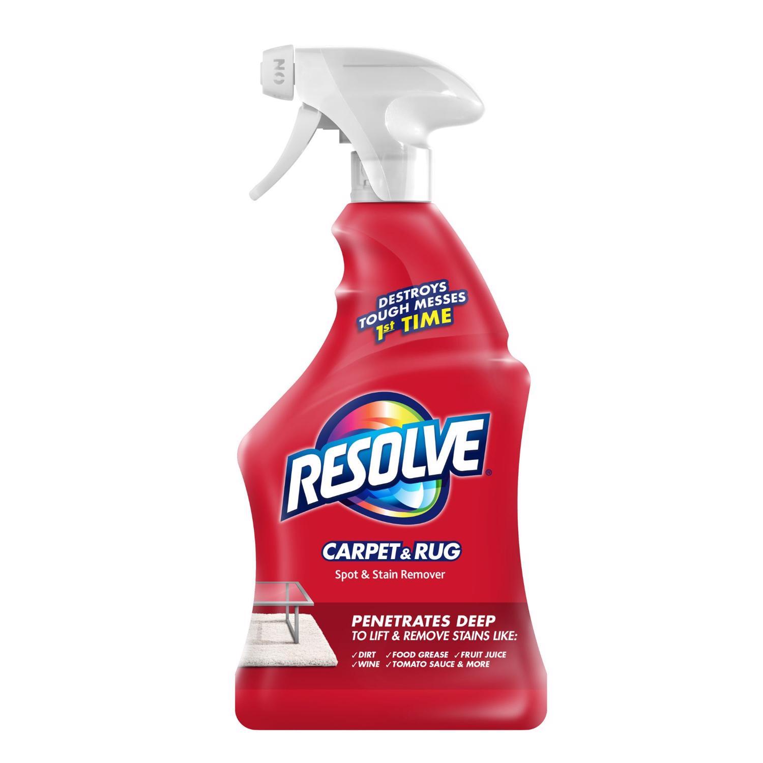 Resolve Triple Oxi Advanced No Scent Stain Remover 22 oz Liquid