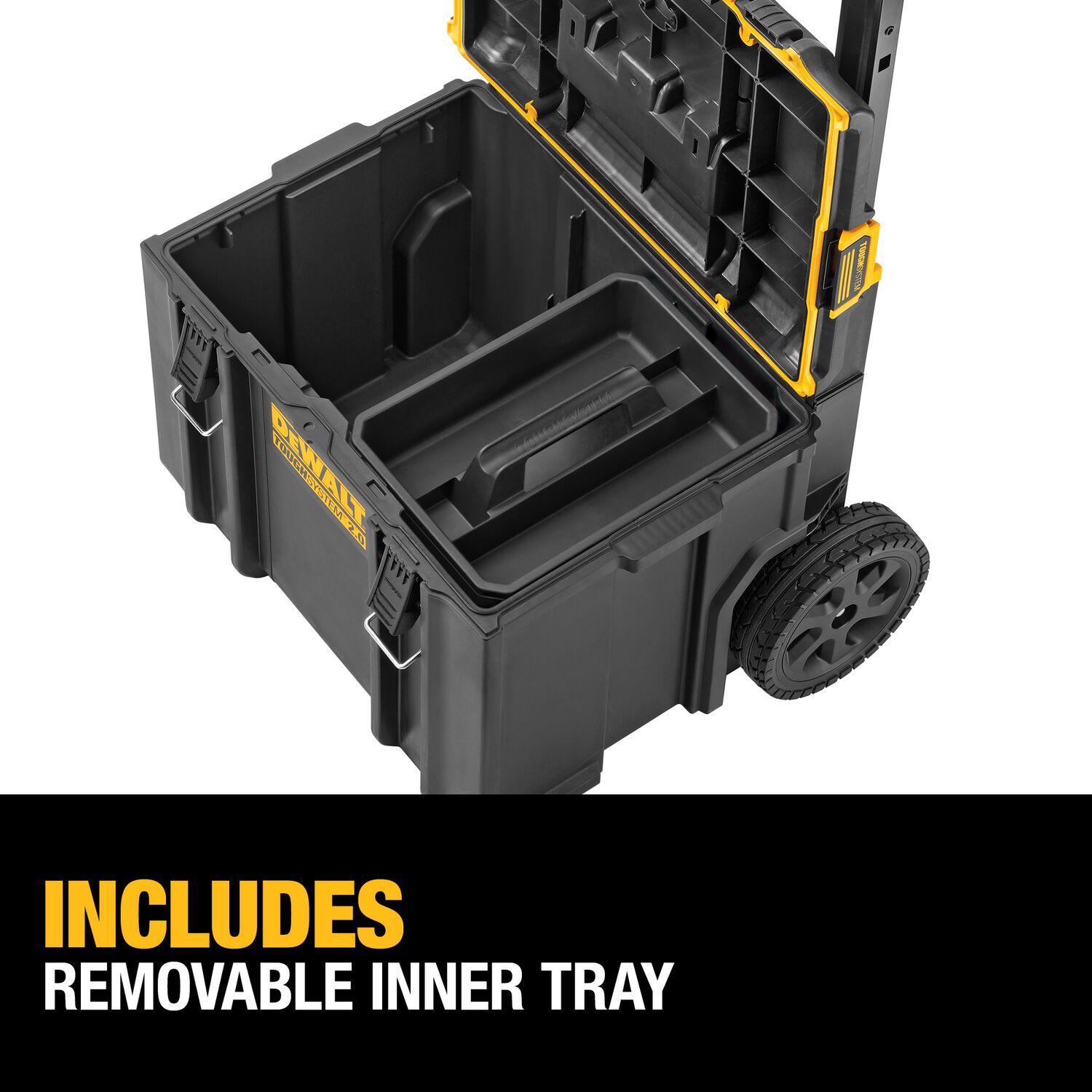 DeWalt ToughSystem 2.0 19.6 in. Rolling Tool Box Black/Yellow