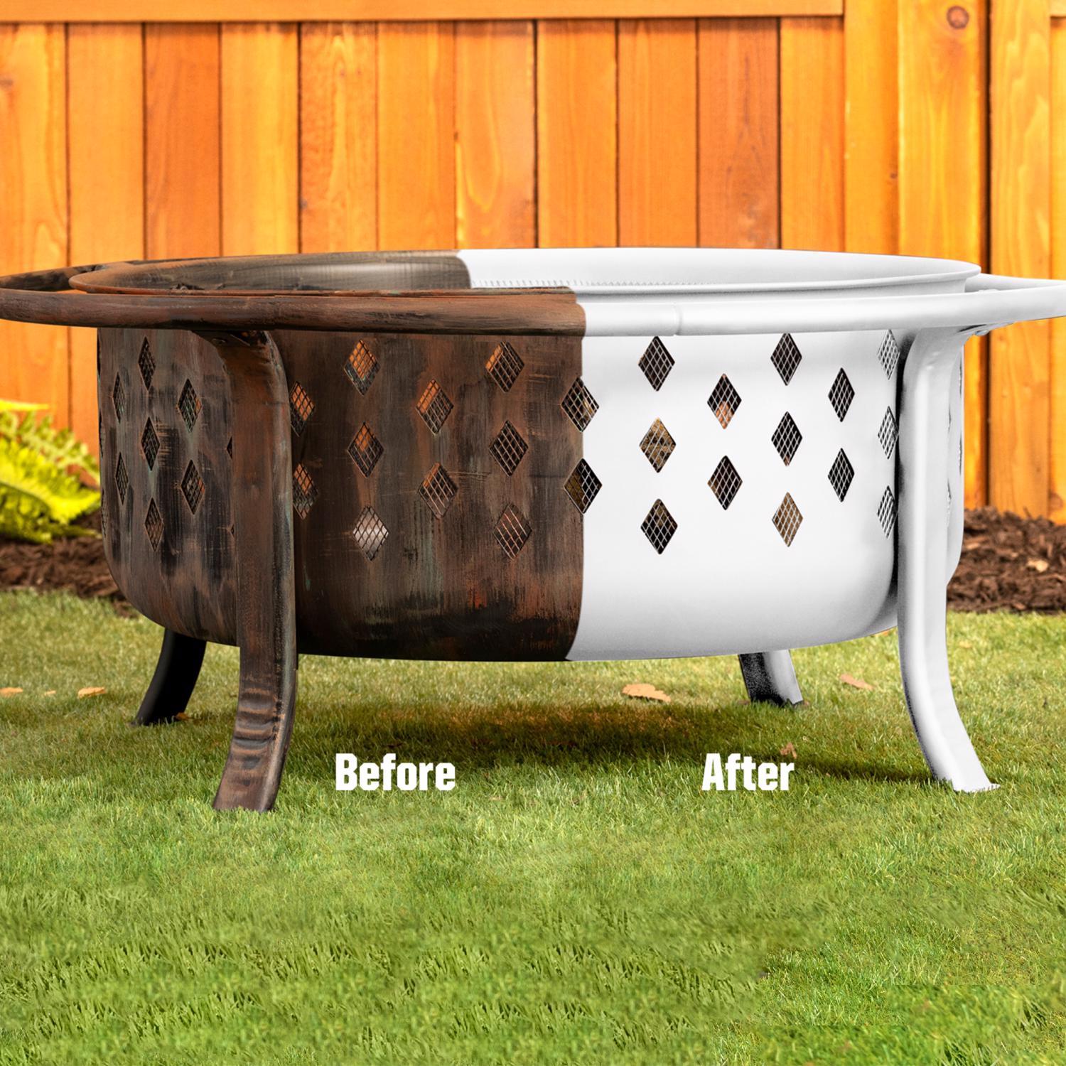 RustOleum Specialty Flat White High Heat Spray Paint 12 oz Stine