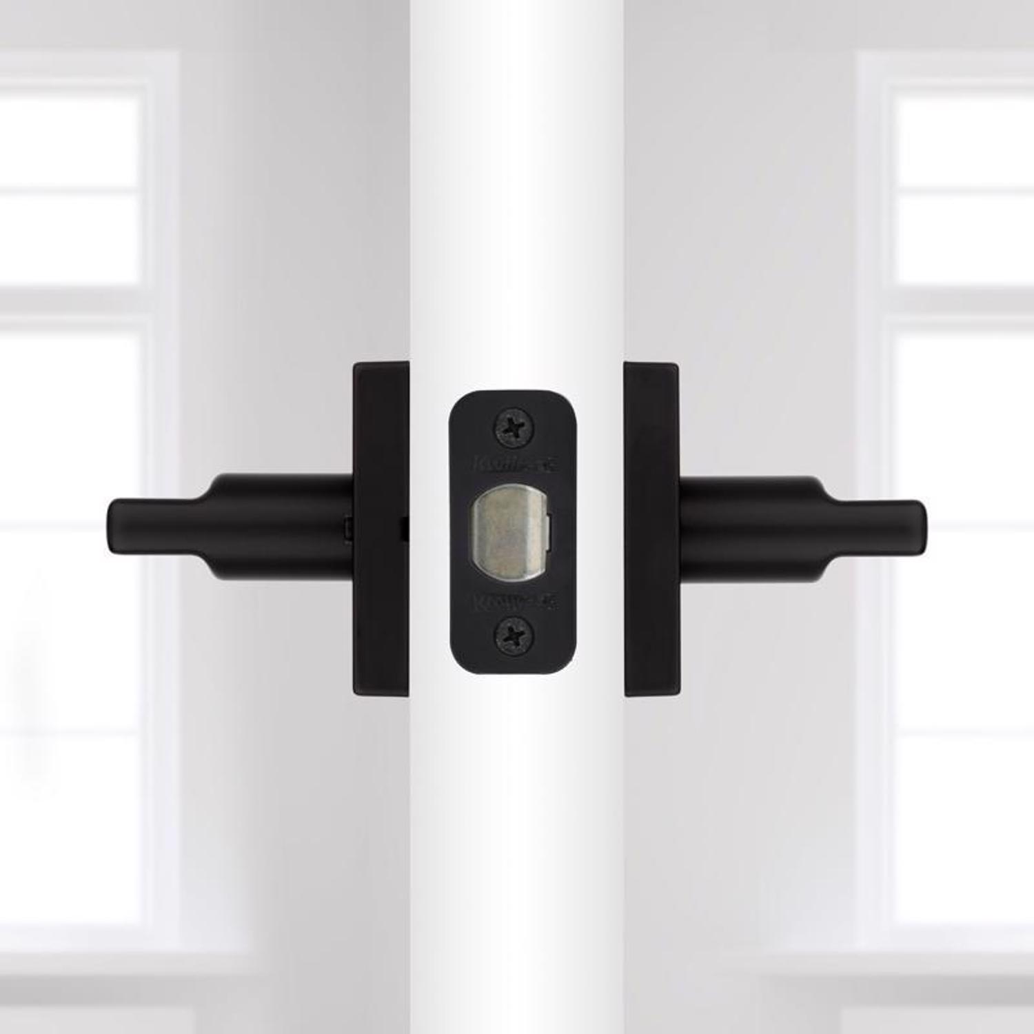Kwikset Halifax Matte Black Privacy Lever