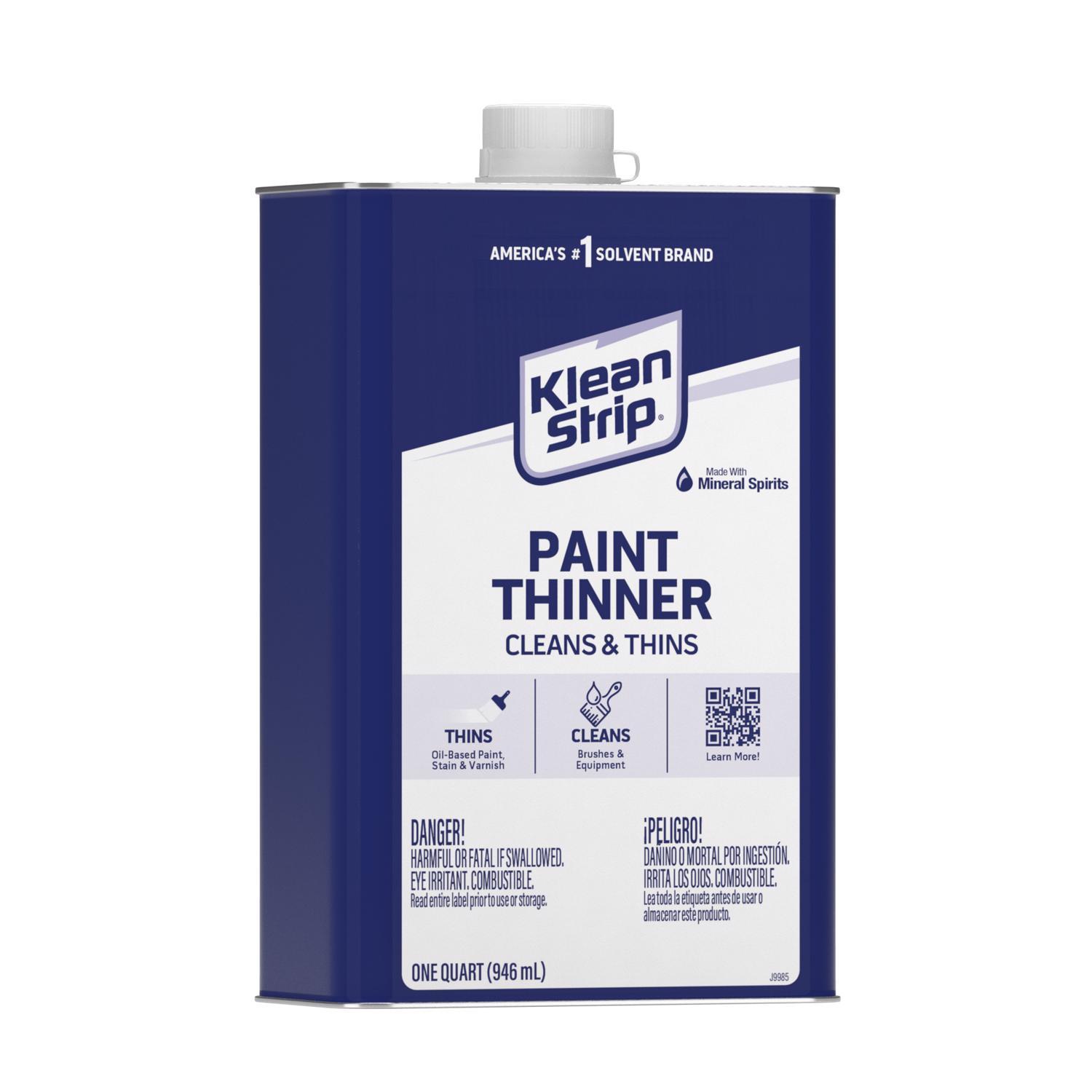 Klean Strip Mineral Spirits Paint Thinner 1 qt