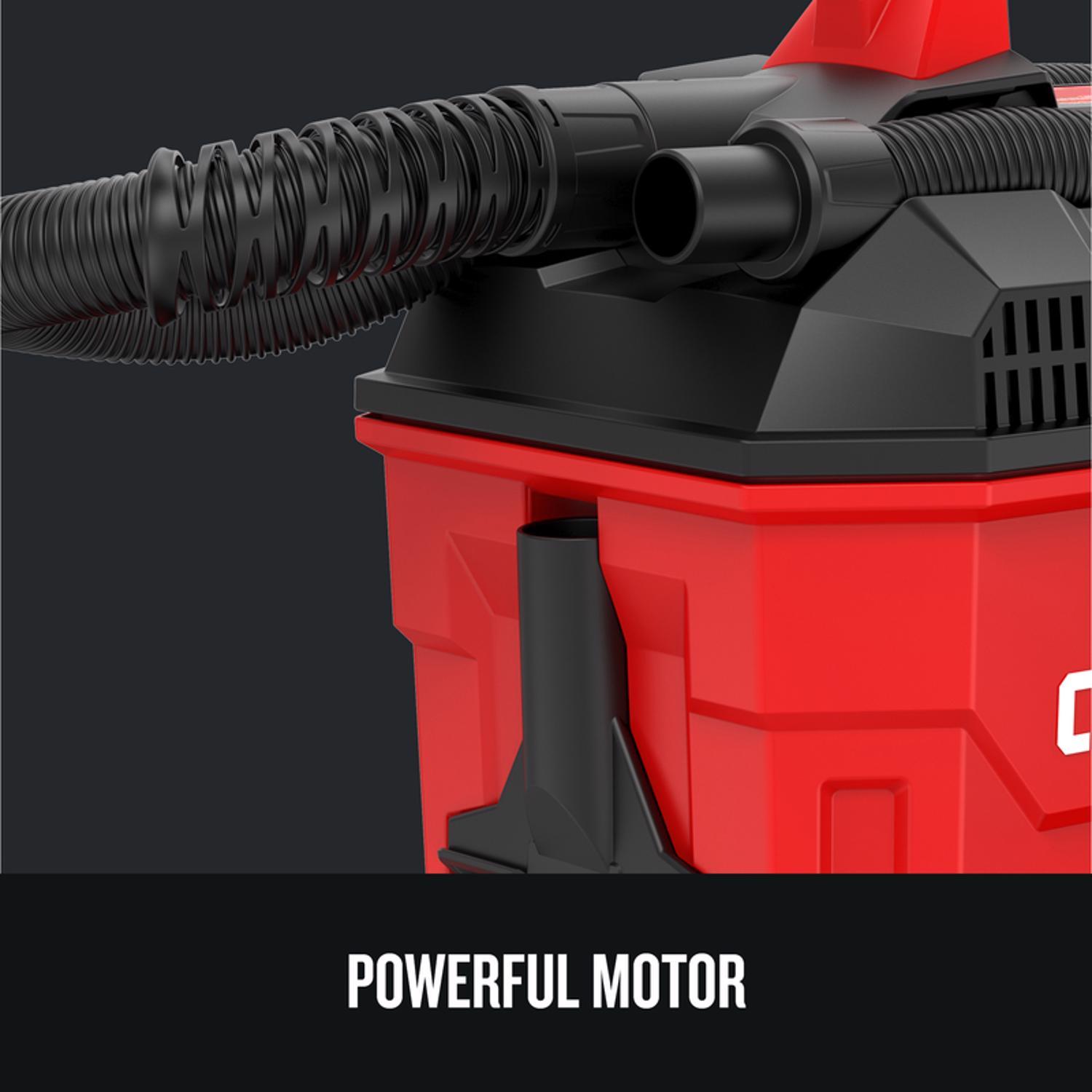 CRAFTSMAN V20 CMCV002B 2 gal Cordless Portable Wet/Dry Vacuum Tool Only
