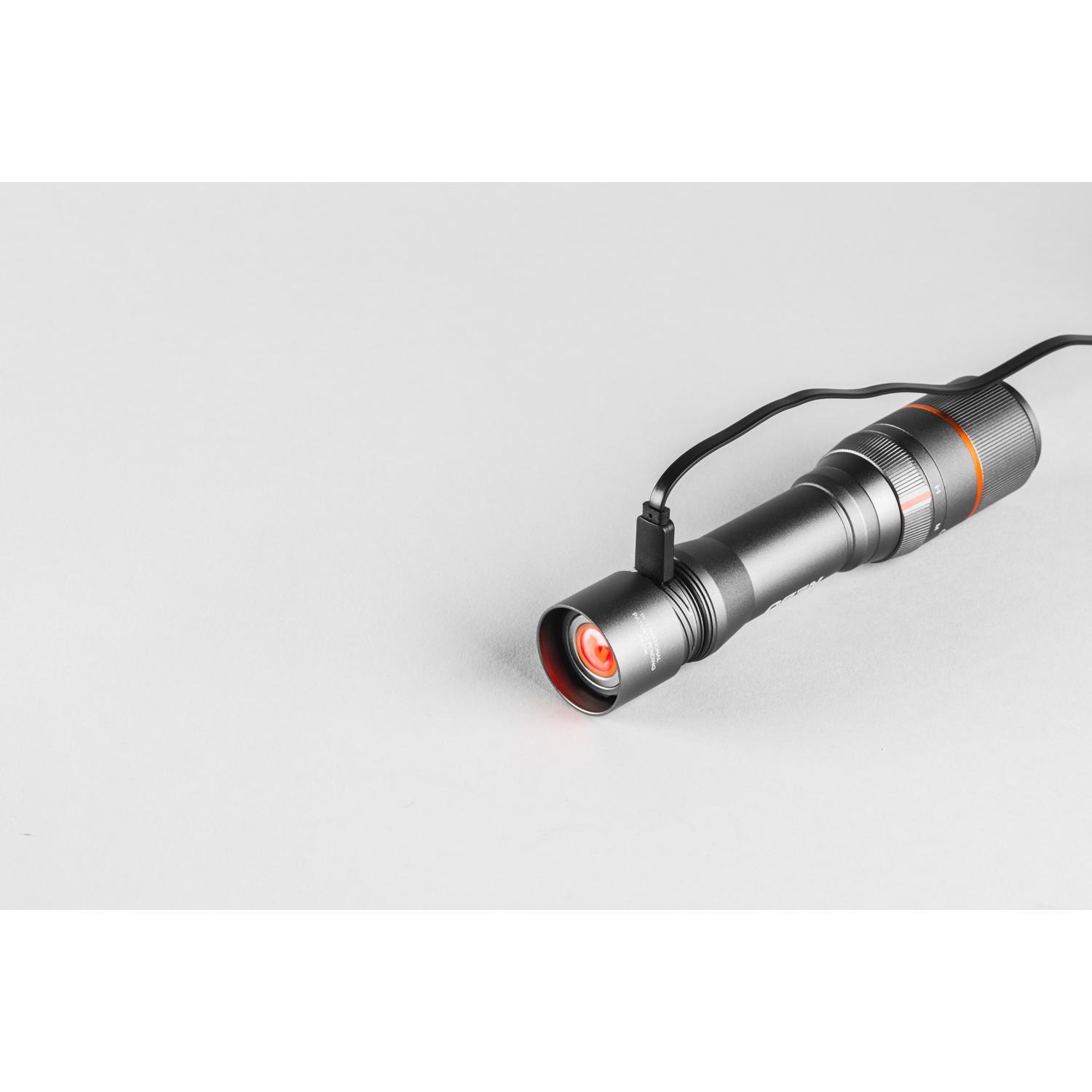NEBO Davinci 1000 lm Black LED Rechargeable Flashlight 18650 Battery