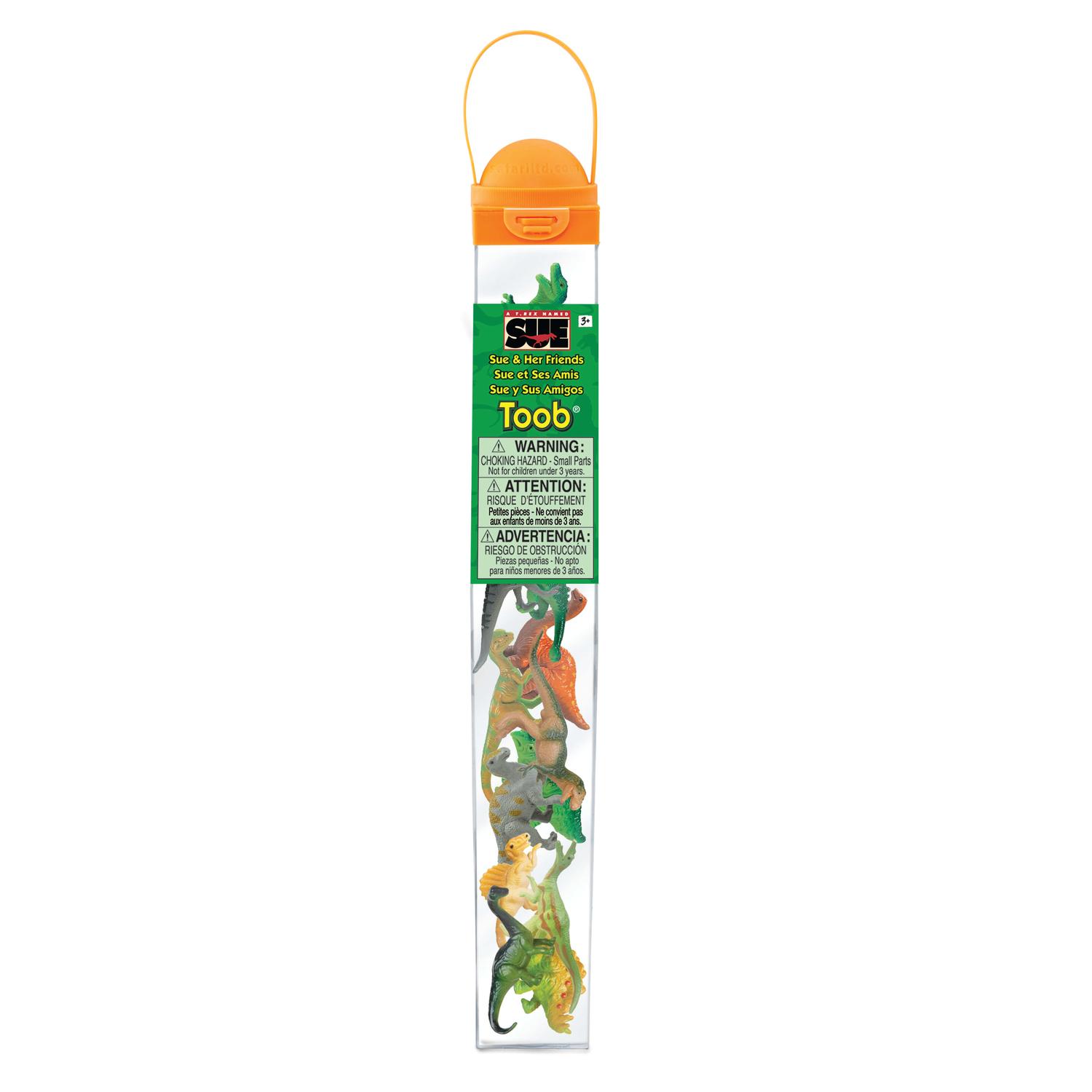 Safari Ltd. Toobs Sue and Her Friends Toy Multicolor 12 pc