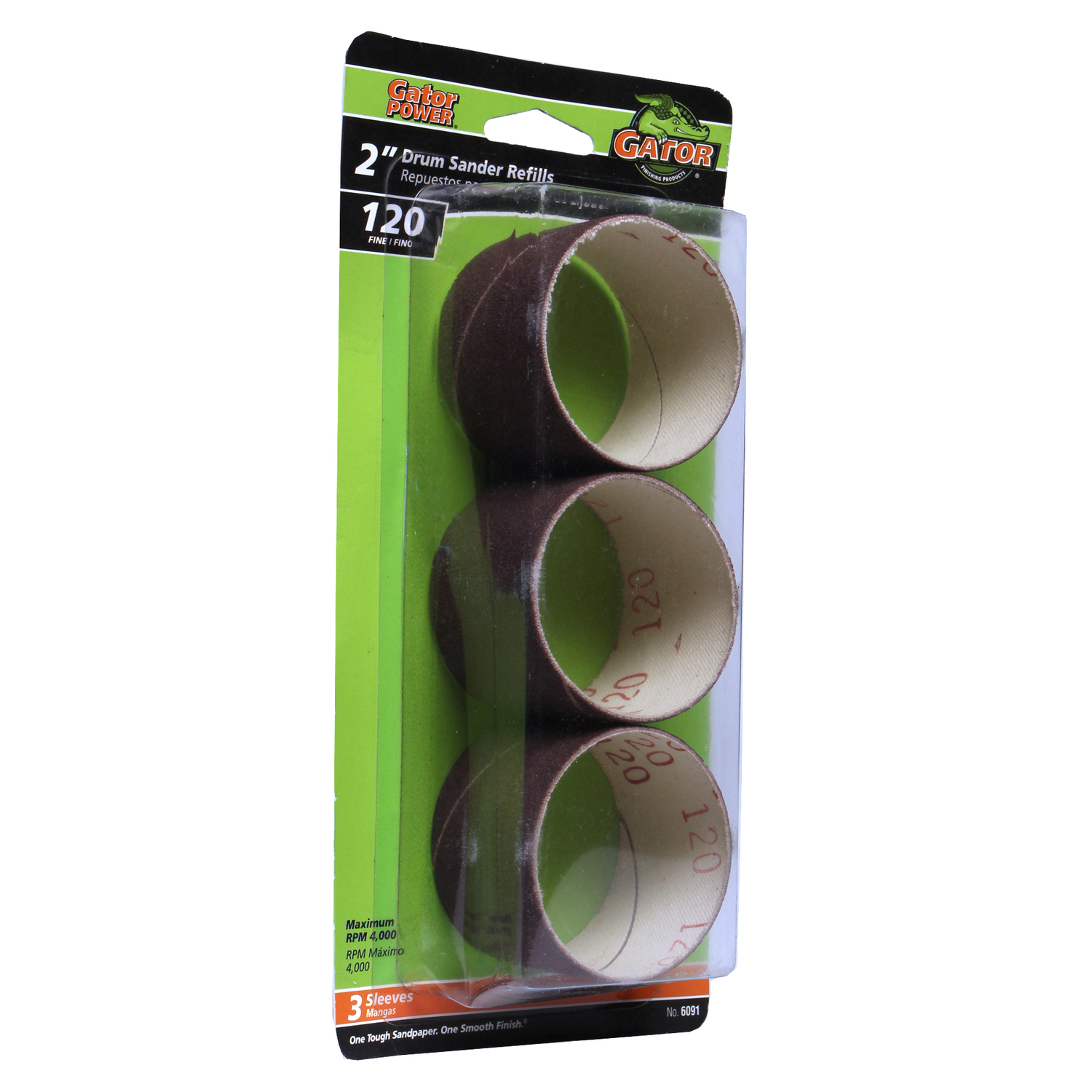 Gator 2 in. D X 2 in. L Aluminum Oxide Drum Sander Refill 120 Grit Fine 3 pc