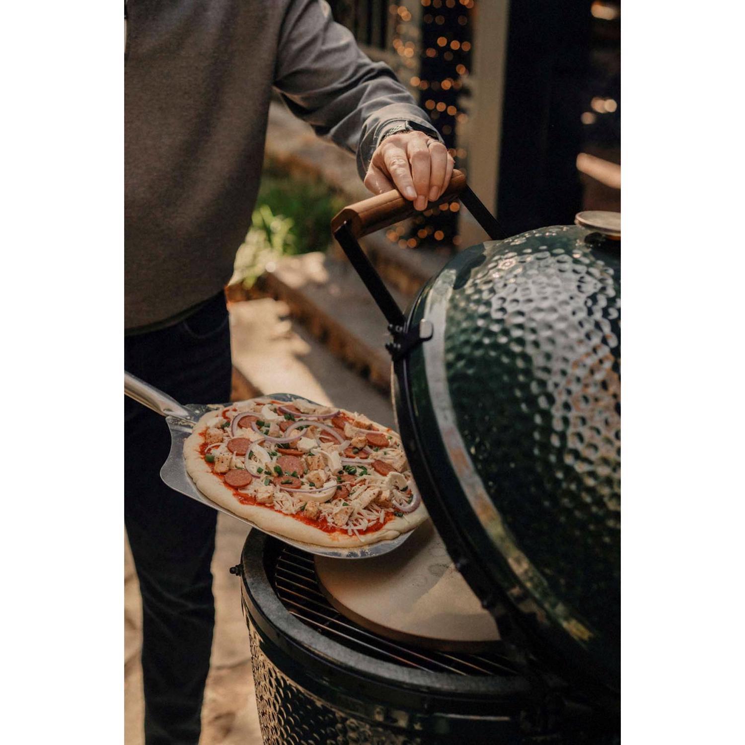 Big Green Egg 14 in. (fits 2XL thru L) Ceramic Natural Pizza Stone 1 pk