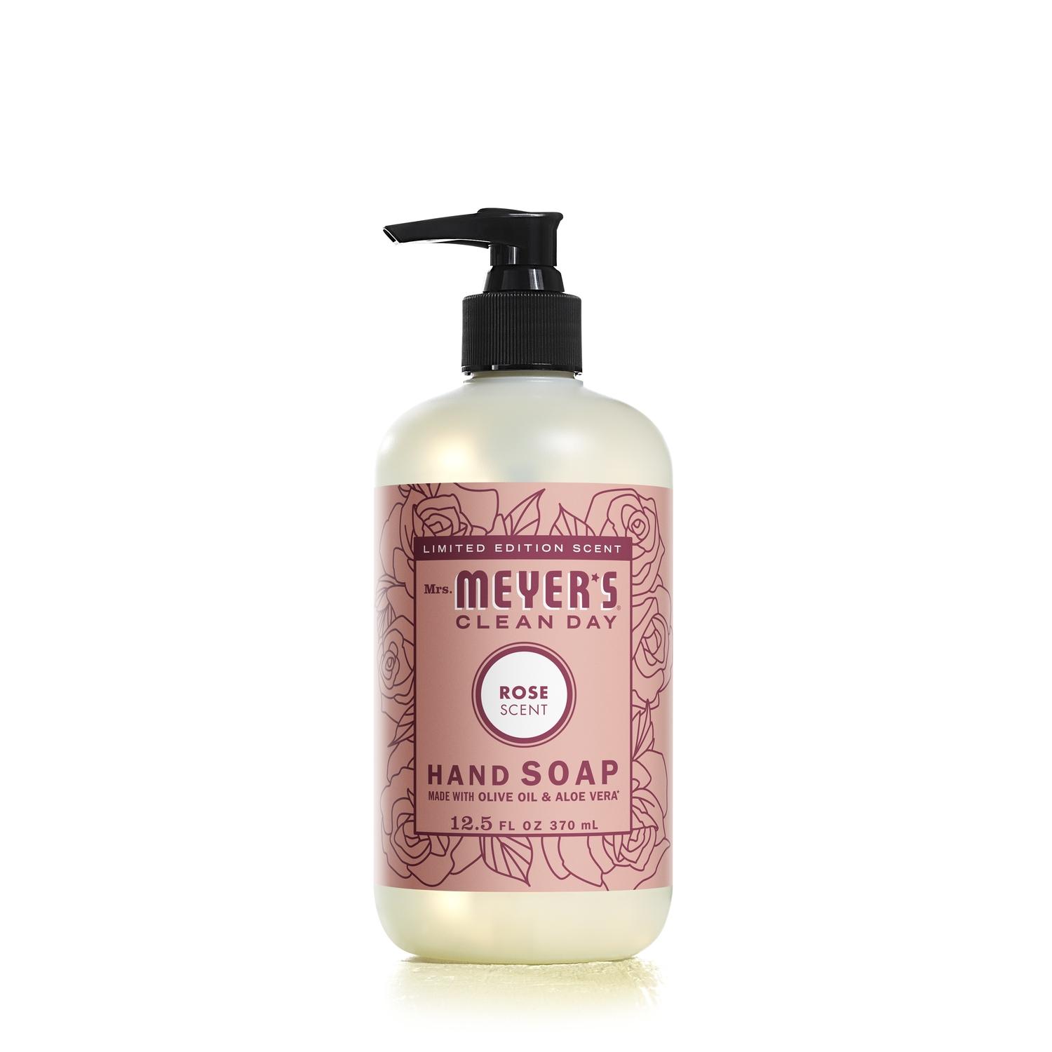Mrs. Meyer's Clean Day Rose Scent Liquid Hand Soap 12.5 oz.