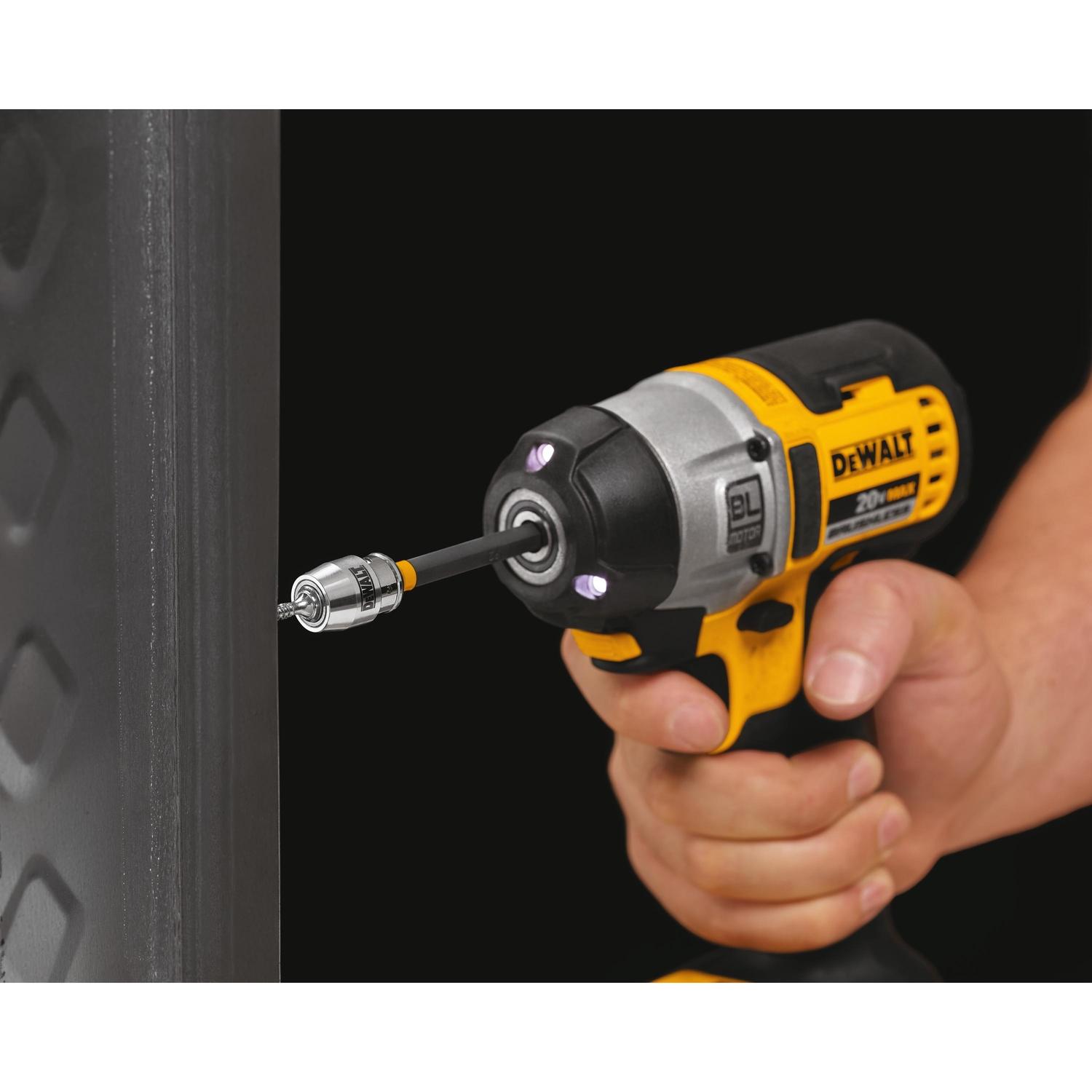 DeWalt Impact Ready 2 in. L Screwdriver Bit Adapter Black Oxide 1 pc