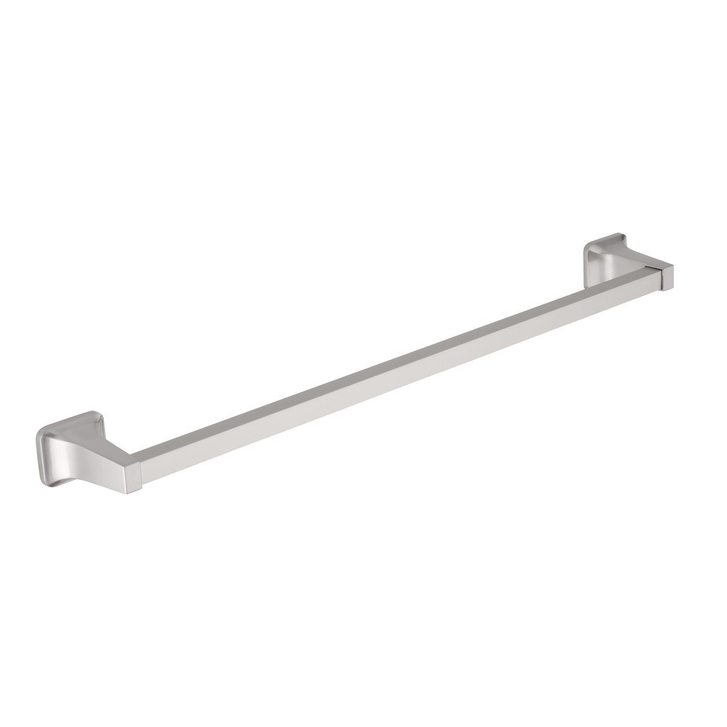 OakBrook Collection Chrome Towel Bar 24 in. L Die Cast Zinc