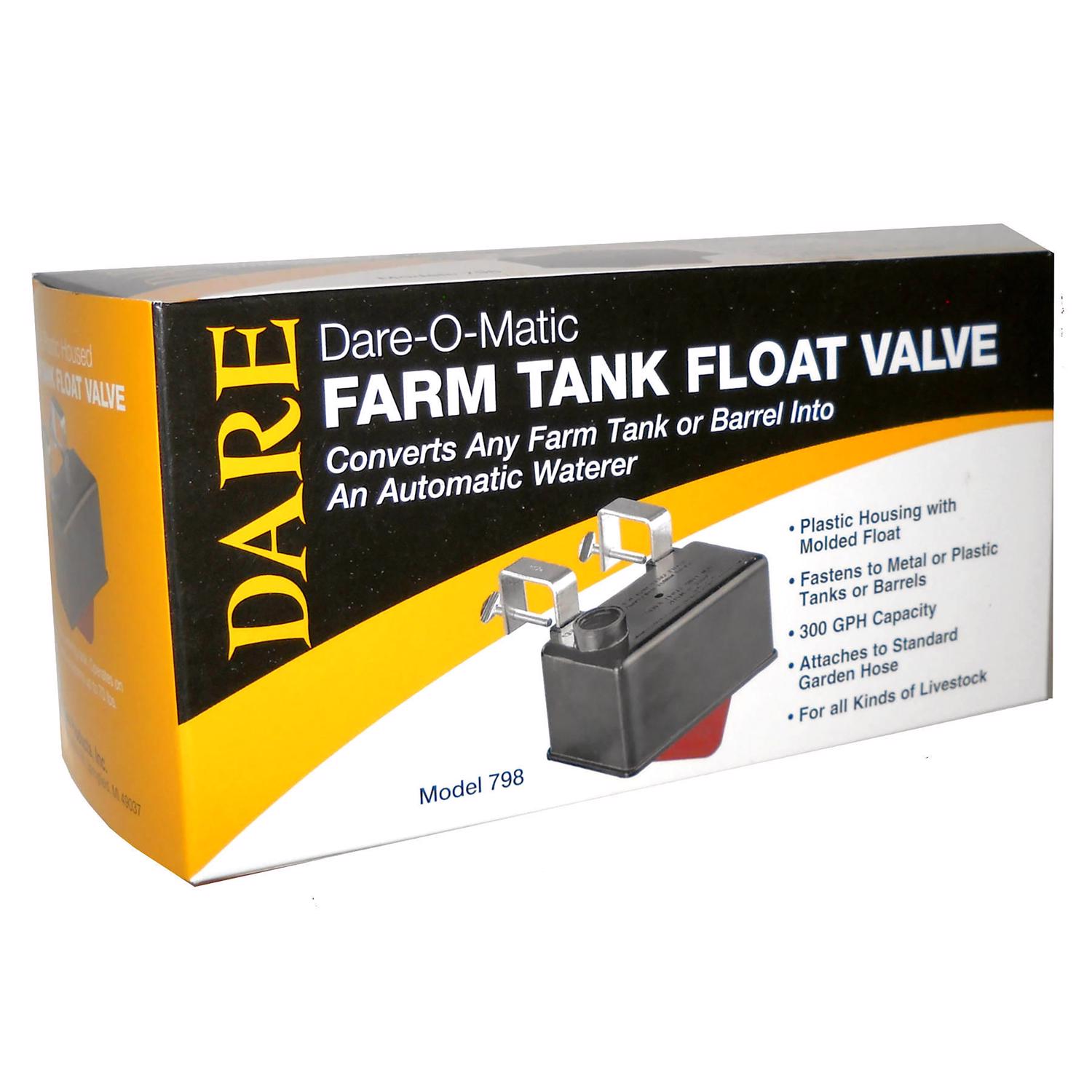 DareOMatic 300 gph Plastic Farm Tank Float Valve Stine Home + Yard