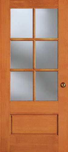 Simpron Door Fir 3'0"X6'8" 6 Lite RH