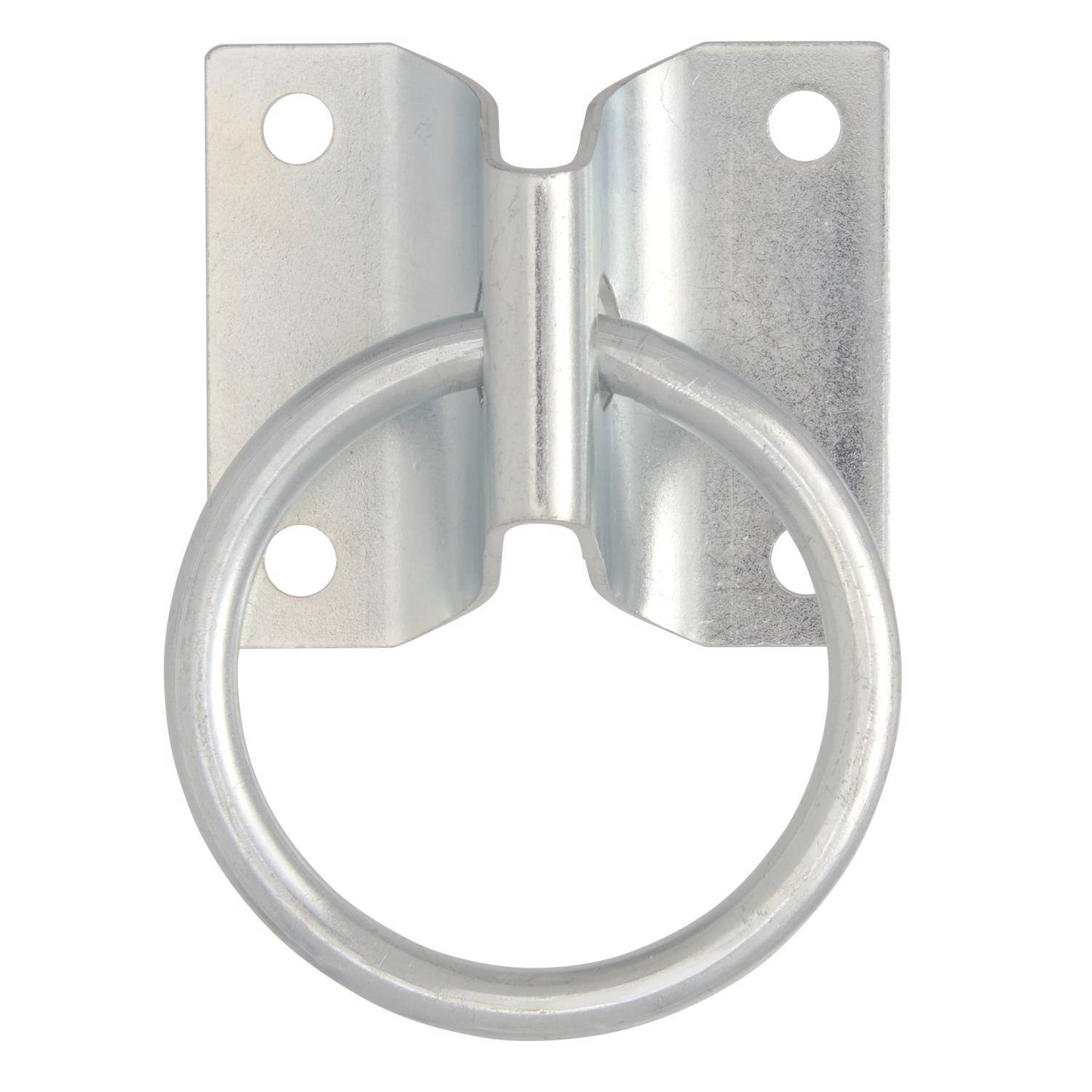 Hampton Small Zinc-Plated Silver Steel 1.875 in. L Hitching Ring 250 lb 1 pk