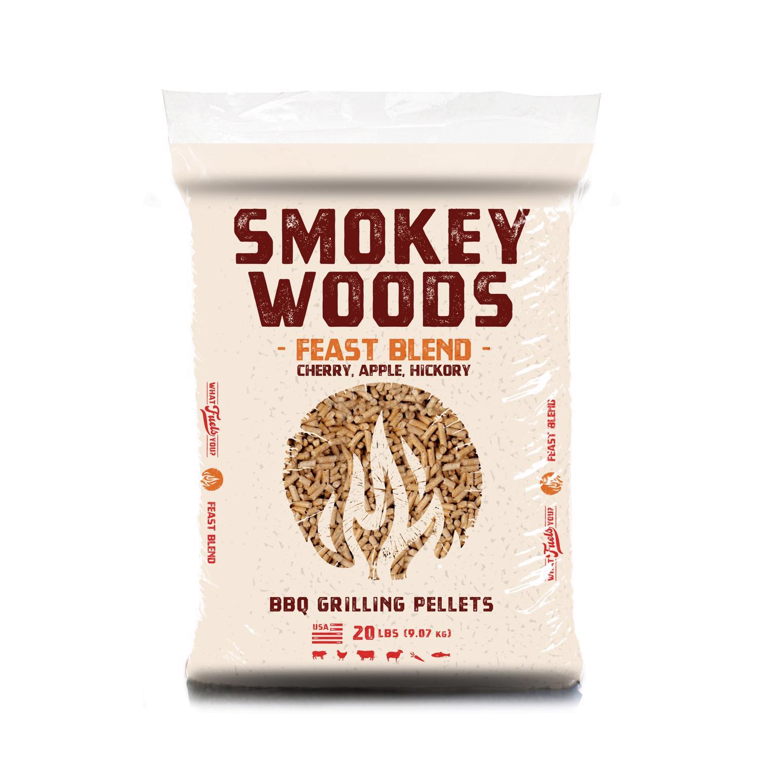 Smokey Woods Hardwood Pellets All Natural Assorted 20 lb.