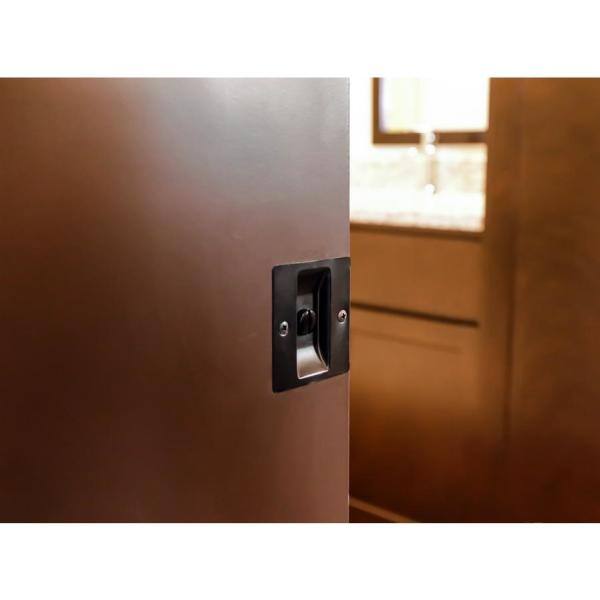 Design House Rectangular Privacy Pocket Door Passage Oil Rubbed Bronze Finish