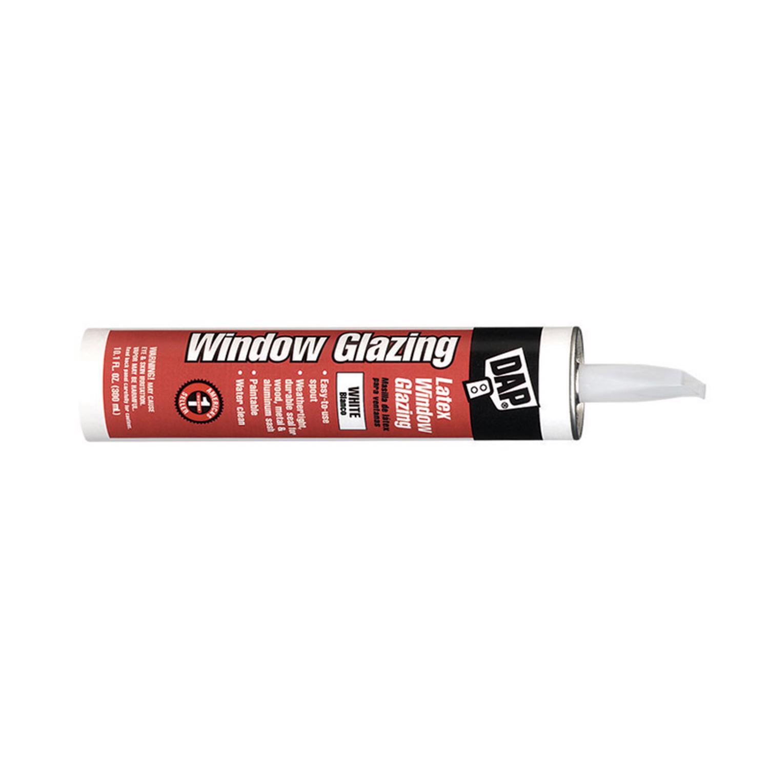 DAP White Latex Window Glazing 10.1 oz