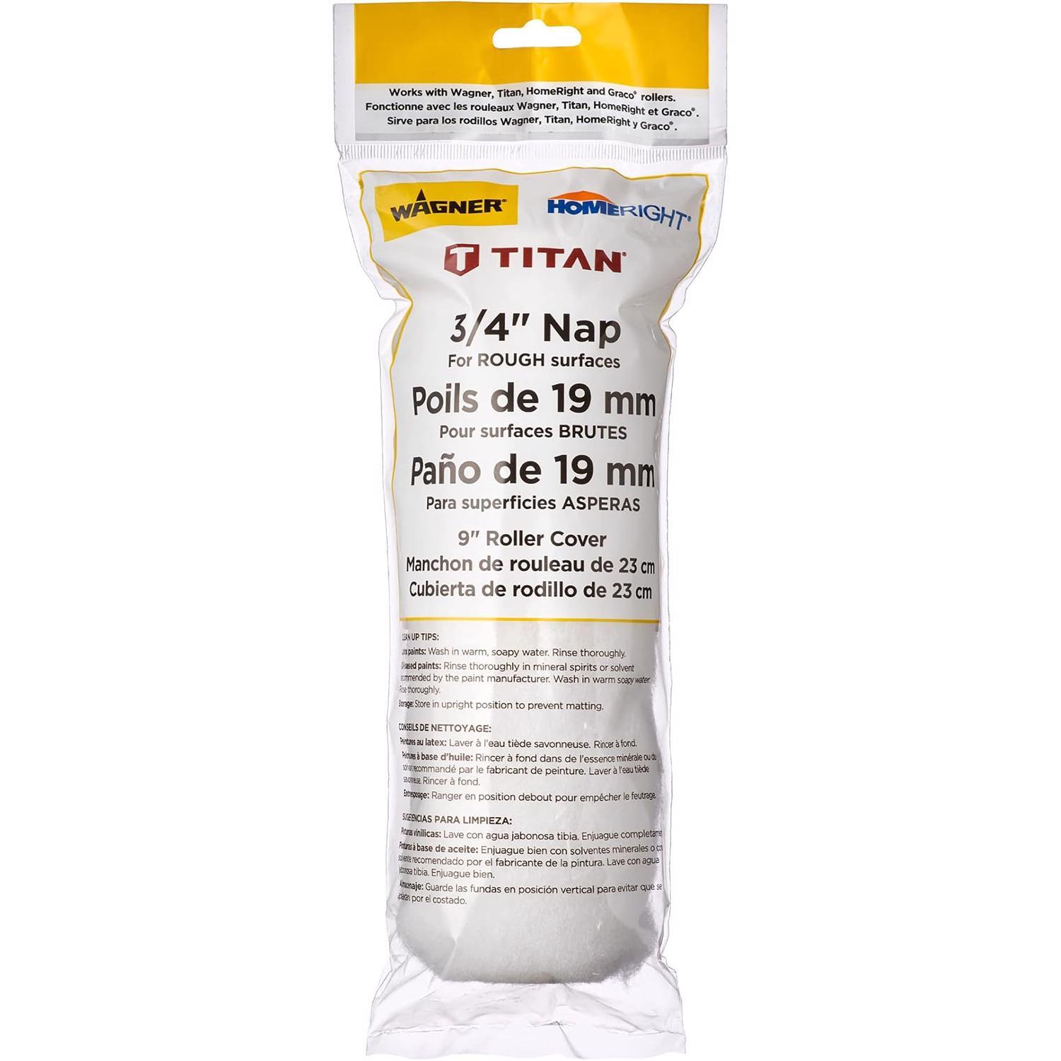 Wagner Smart Polyester 9 in. W X 3/4 in. Paint Roller Cover 1 pk