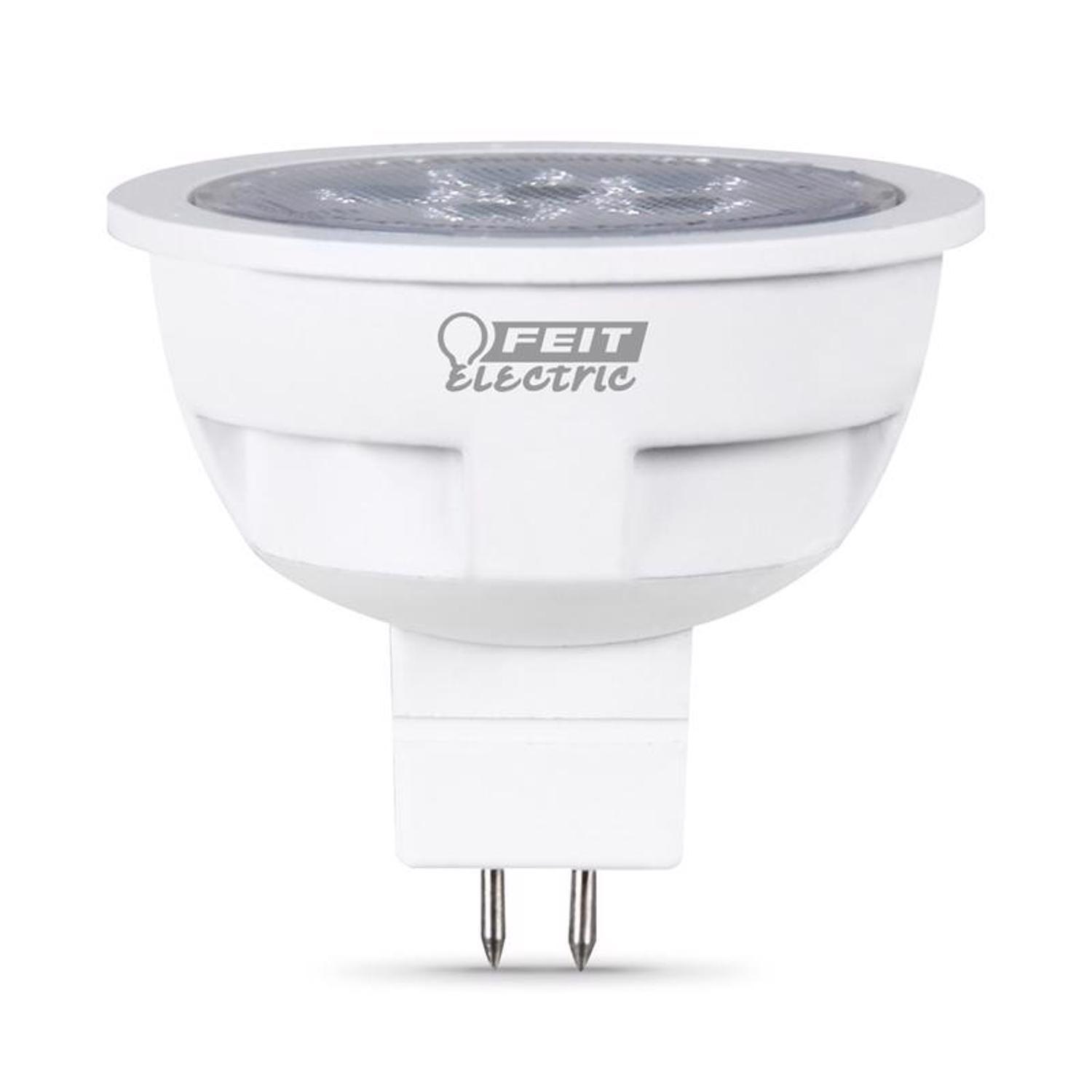 Feit MR16 GU5.3 LED Bulb Bright White 75 Watt Equivalence 1 pk