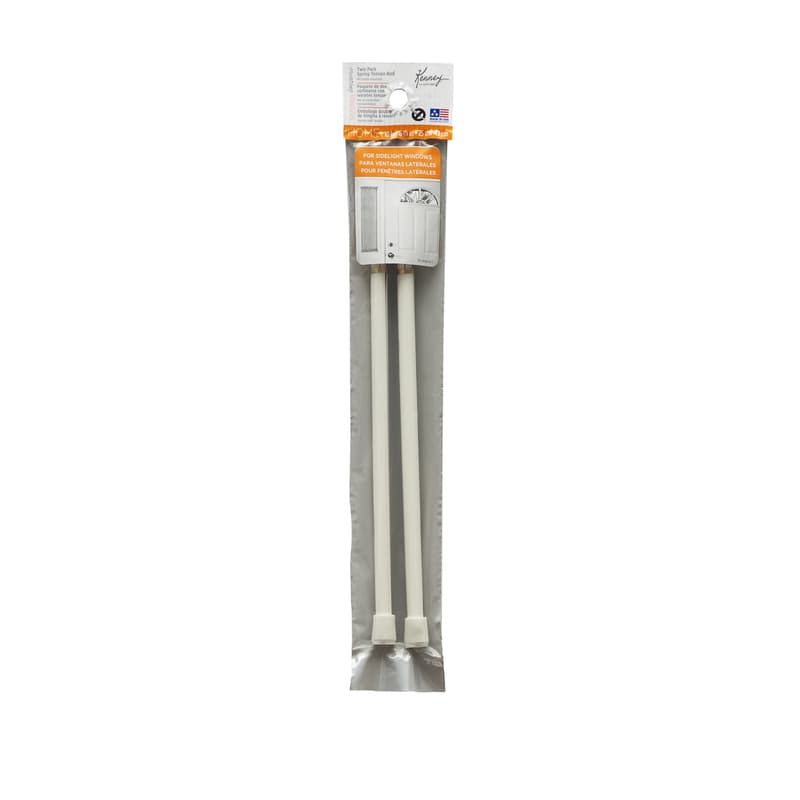 Kenney White Traditional/Transitional Tension Rod 11 in. L X 16 in. L