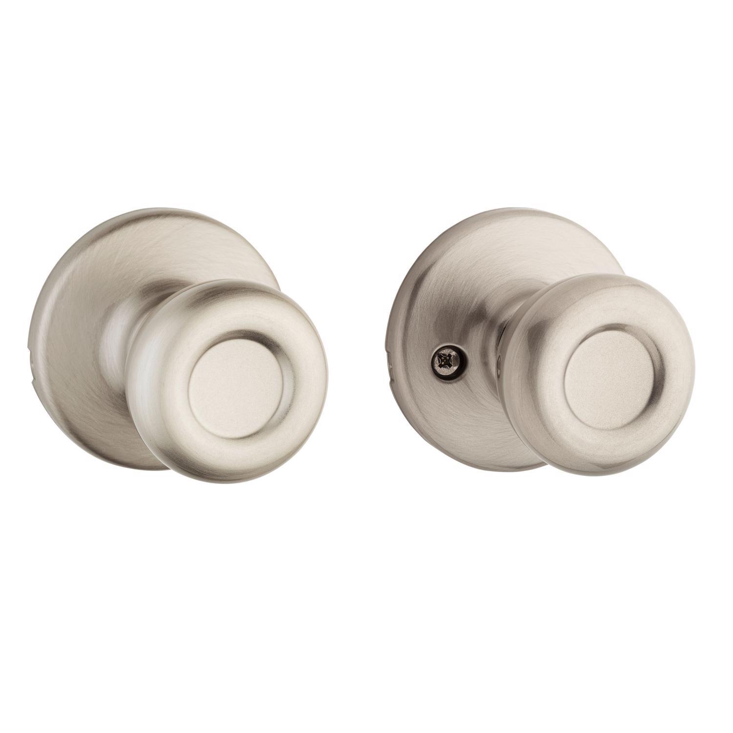 Kwikset Tylo Satin Nickel Passage Door Knob Right or Left Handed