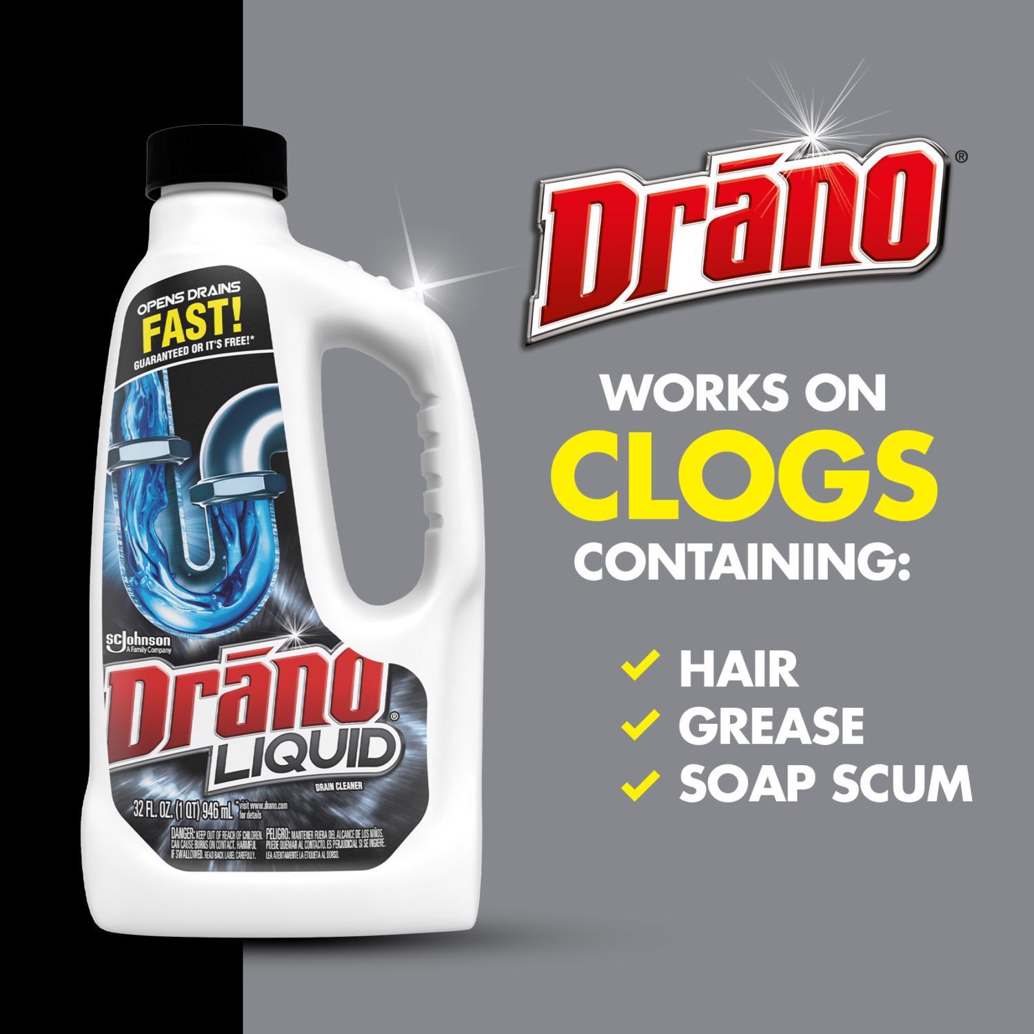 Drano Liquid Drain Cleaner 32 oz