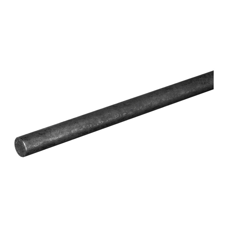 Boltmaster 1/4 in. Dia. x 4 ft. L Cold Rolled Steel Unthreaded Rod