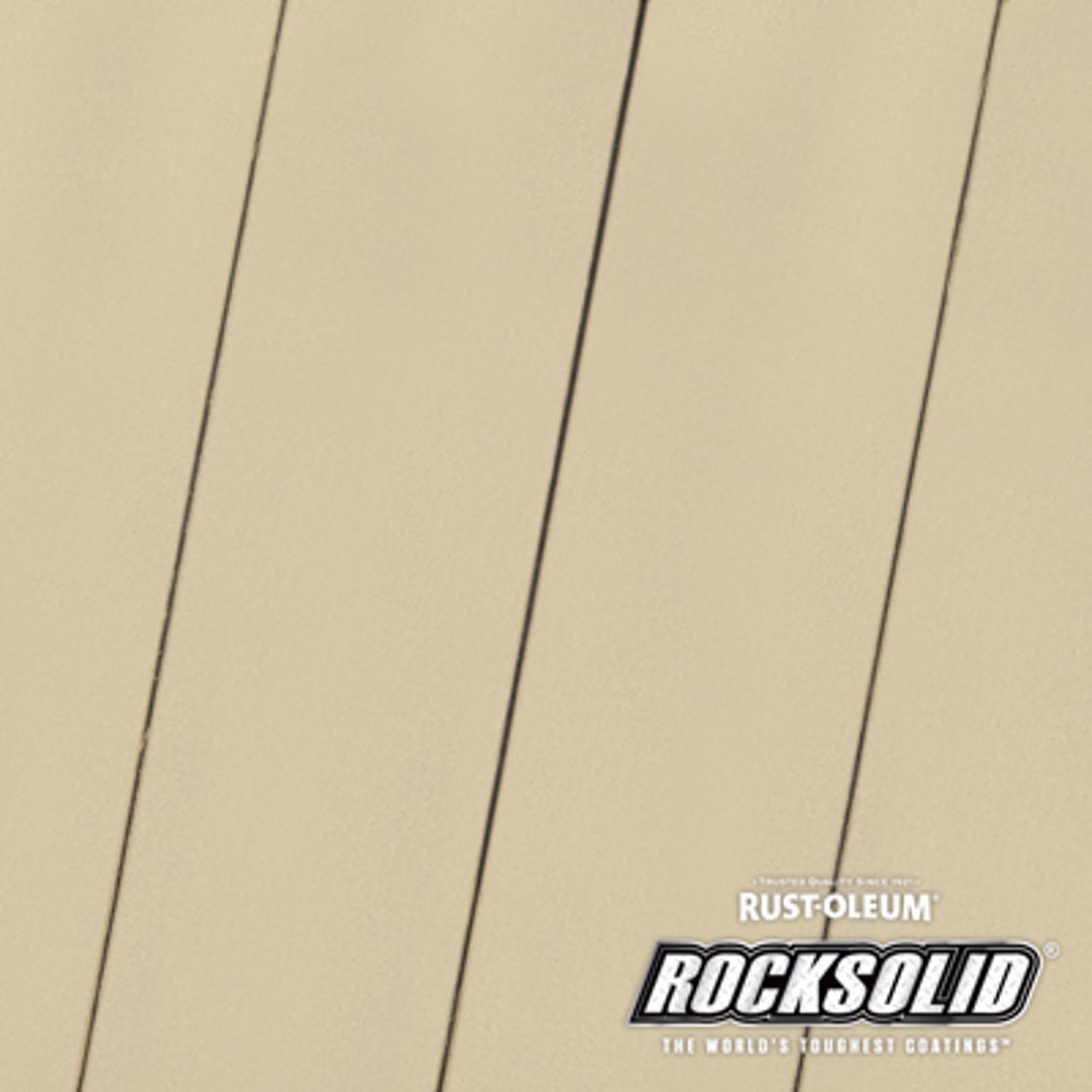 Rust-Oleum RockSolid 6X Deck Coat Solid Tintable Matte Tint Base Water-Based Acrylic Deck Resurfacer
