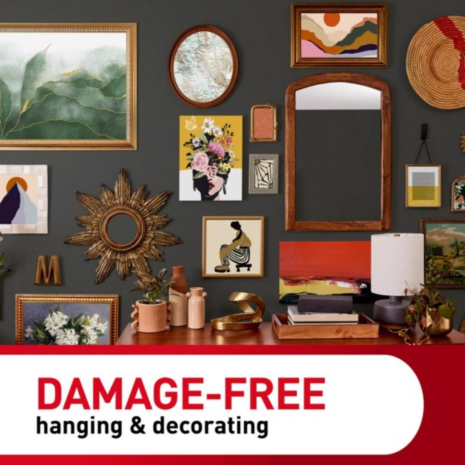 3M Command White Sawtooth Picture Hanger 4 lb 3 pk