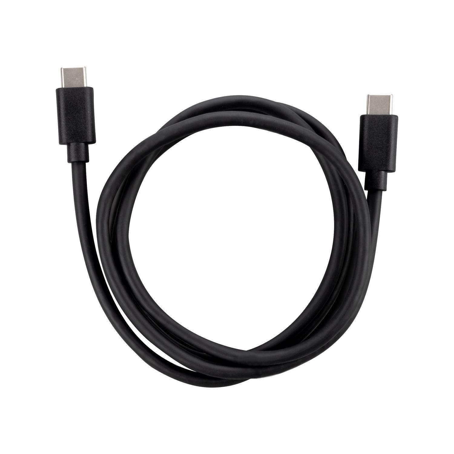 Monster Just Hook It Up Type C to Type C Charge and Sync Cable 3 ft. Black
