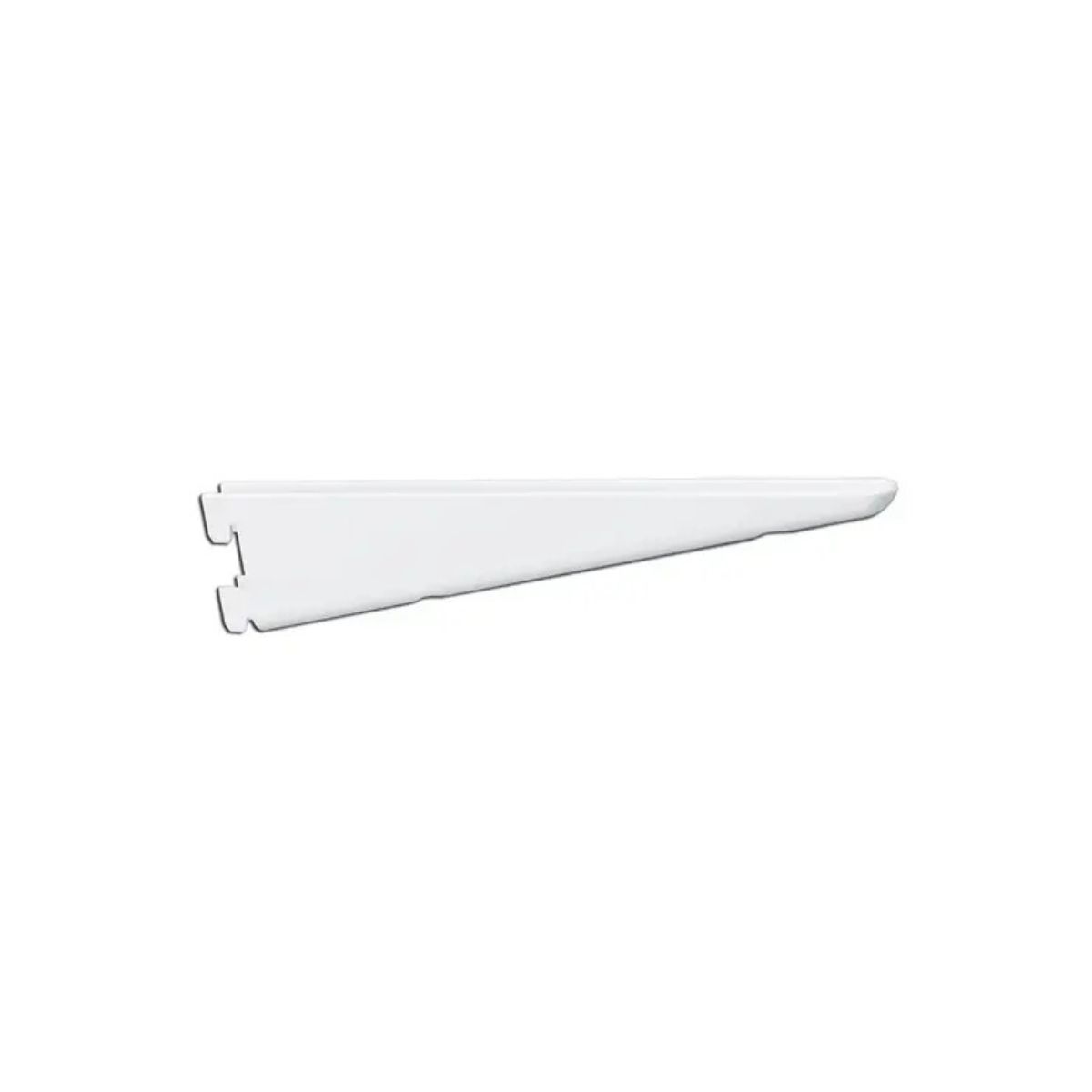 Knape & Vogt Series 9 In. White Steel Heavy-Duty Double-Slot Shelf Bracket