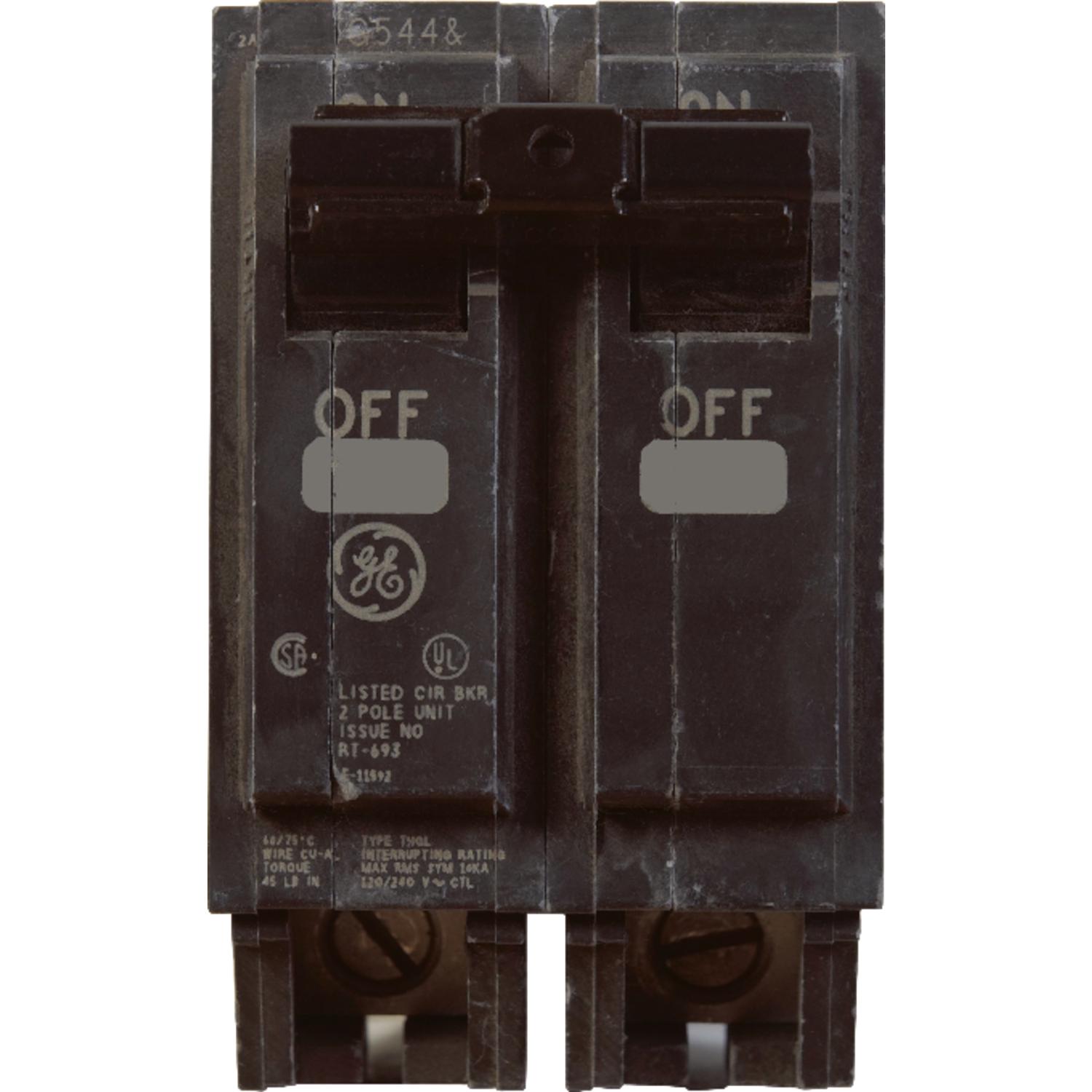 GE Q-Line 40 amps Standard 2-Pole Circuit Breaker